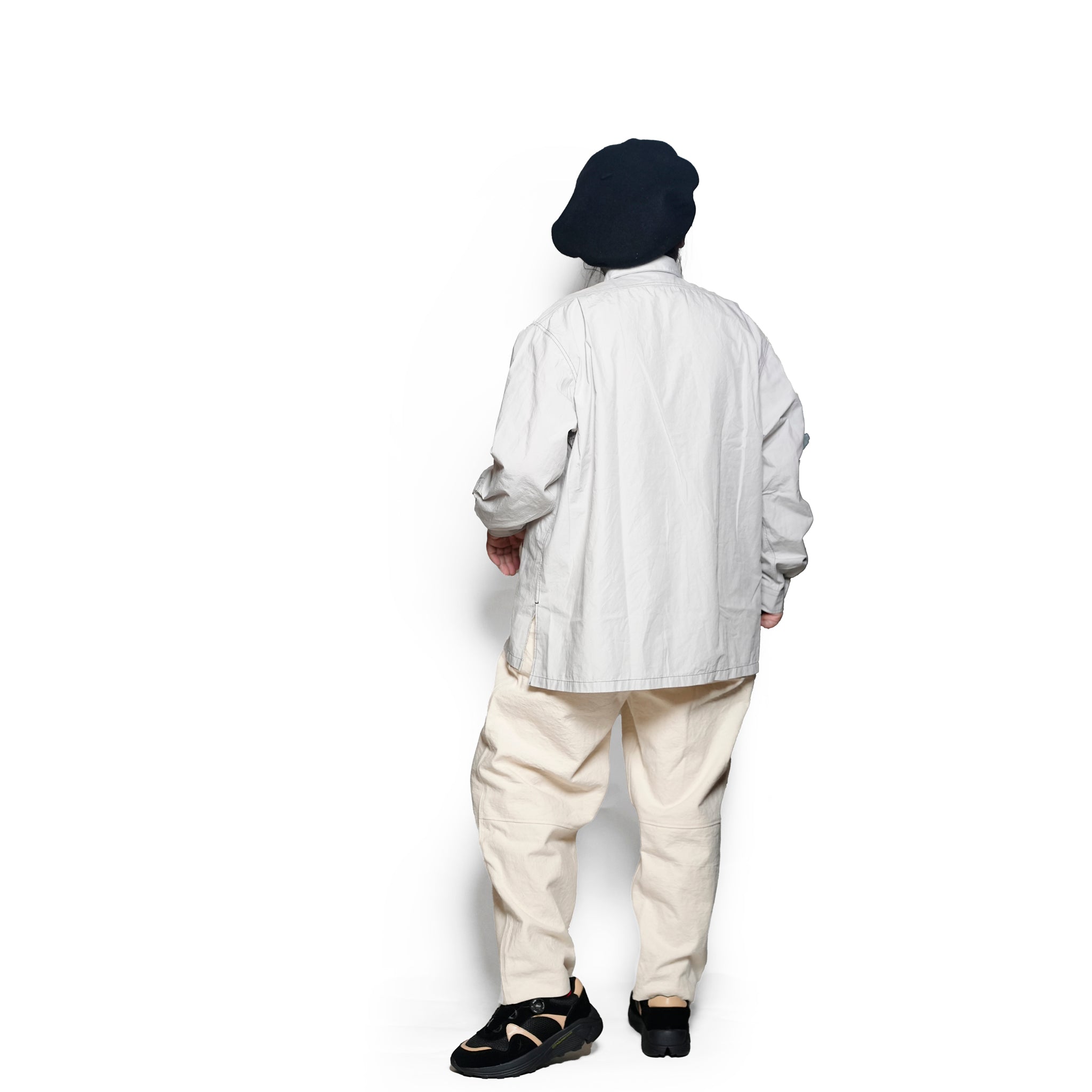 WP-02_Gray | W POCKET SHIRT-NATURAL WASHER | Color:Gray【CATTA SHIRTS_カッタ シャツ】