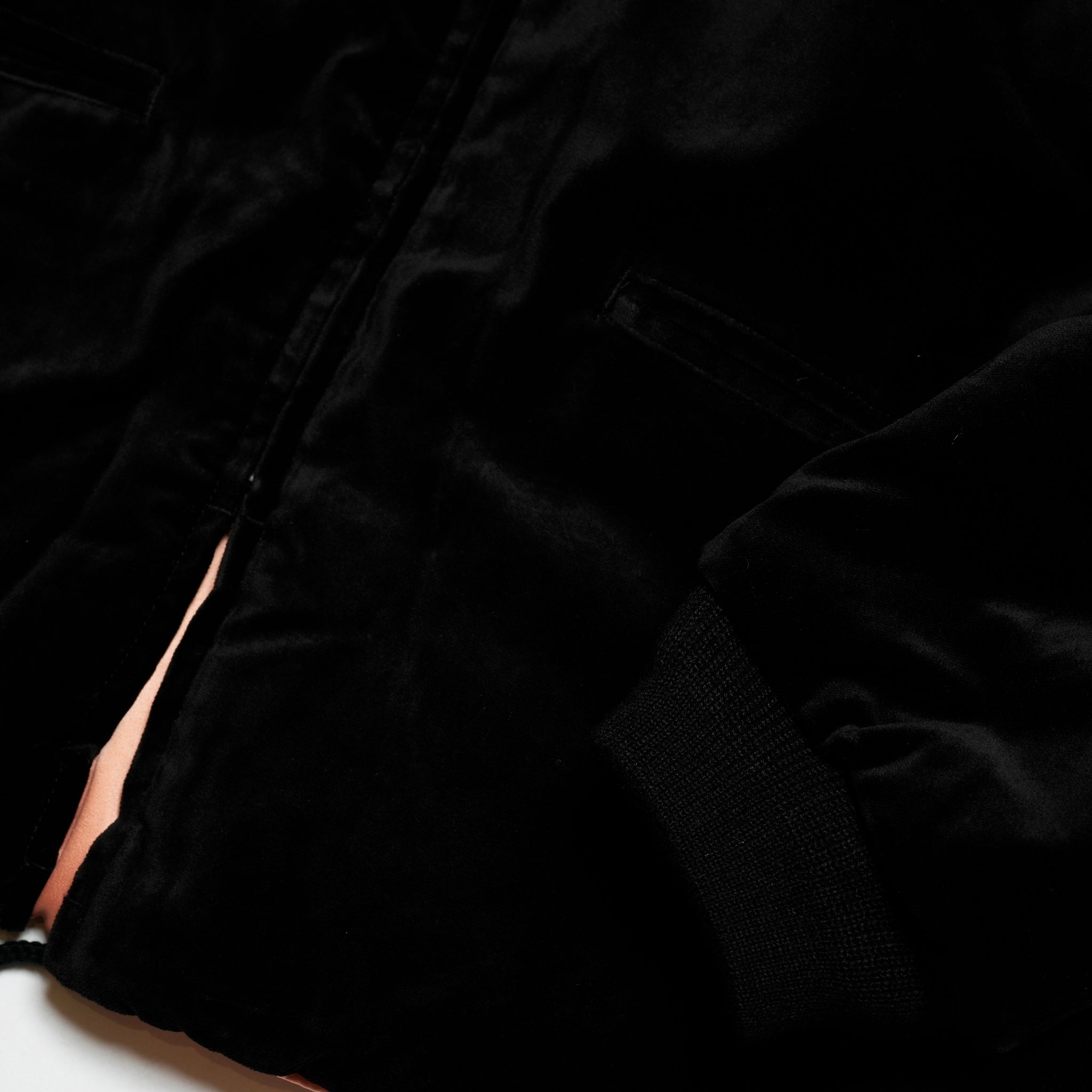 SOUVENIR GOOSE BAY JACKET | Color_Black Velour/Thermolite | No_tl25f001_black velour/thermolite【THRIFTY LOOK_スリフティールック】