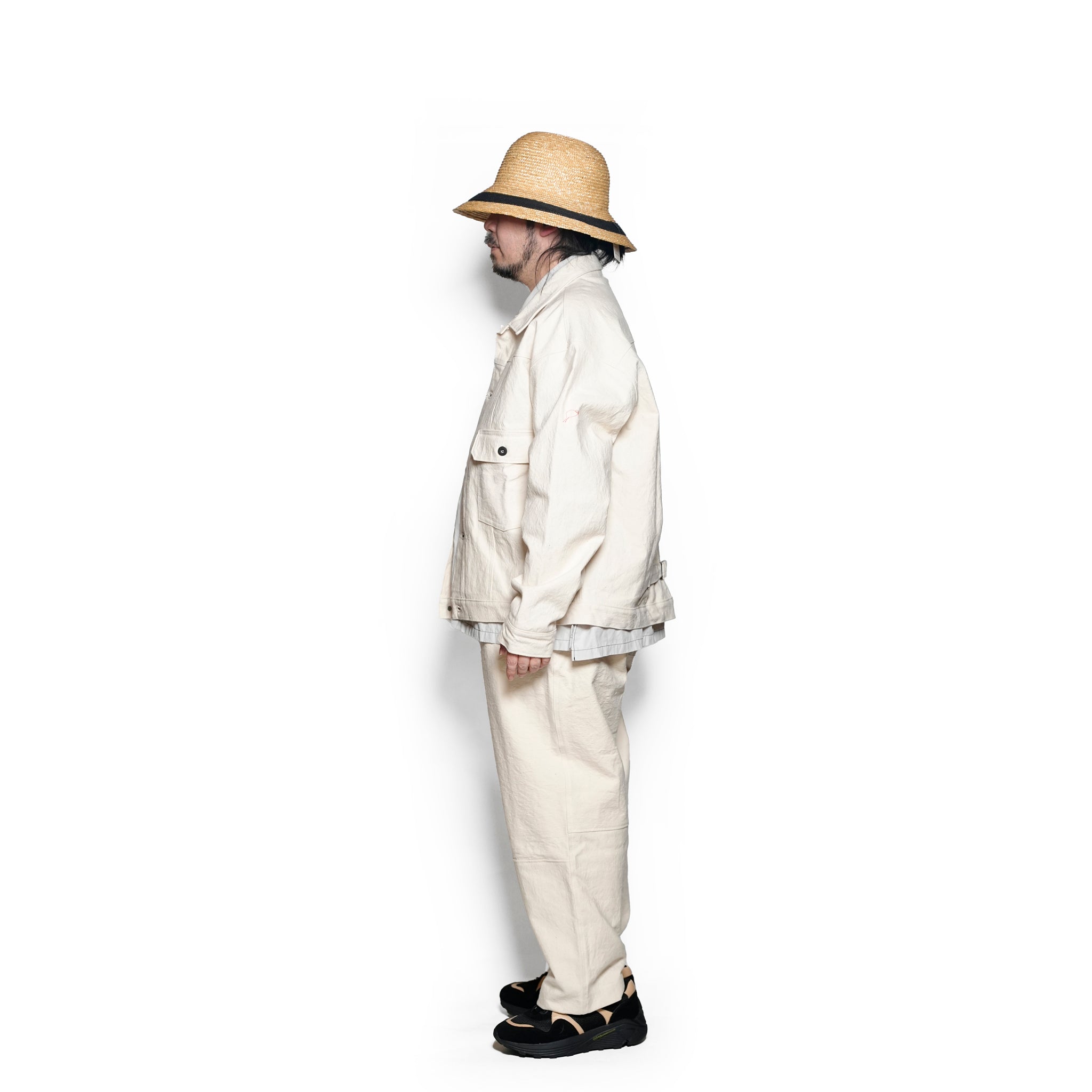 NSCJ_White | NAVY SEA CANVAS JACKET | Color:White【ODDMENT_オッドメント】【archive】