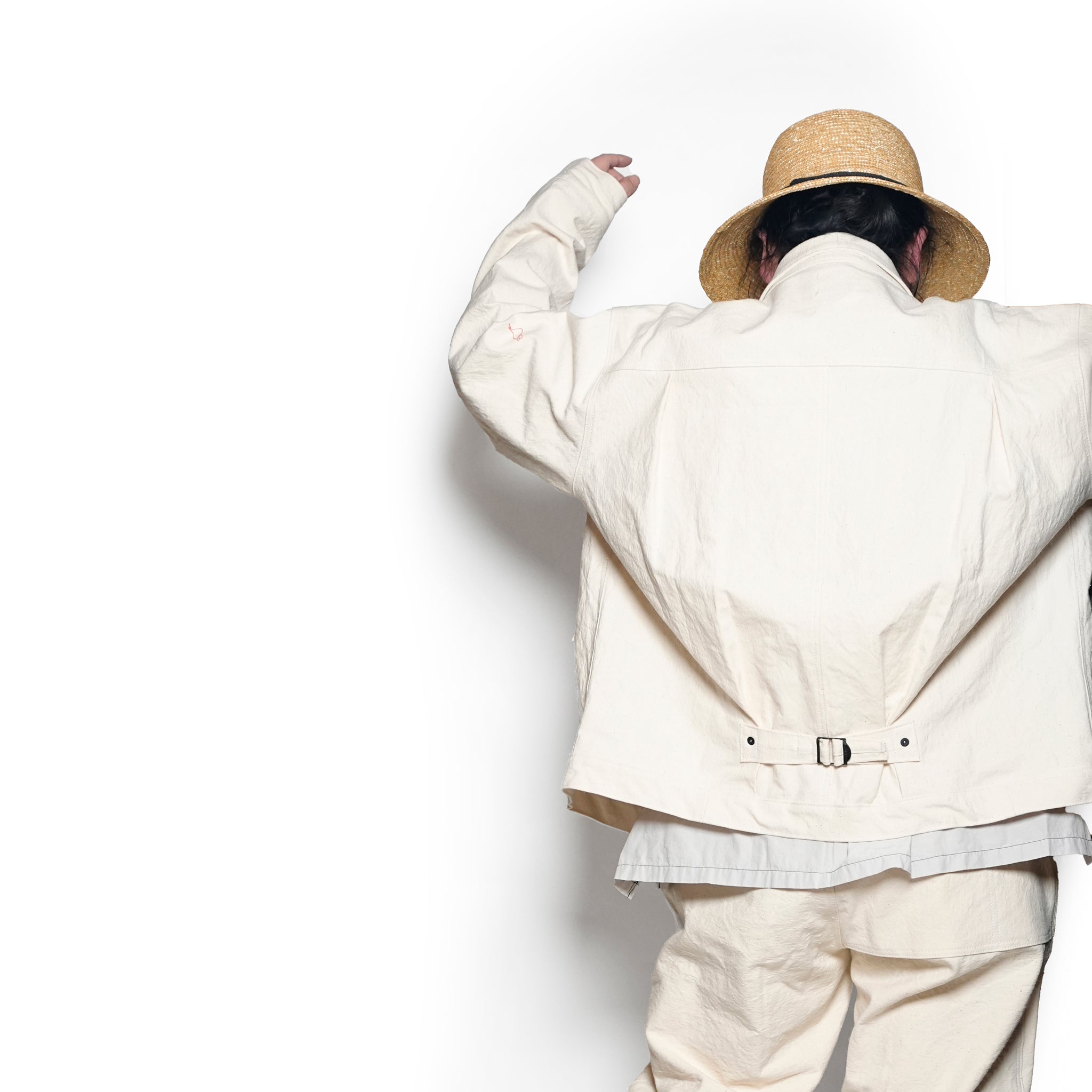 NSCJ_White | NAVY SEA CANVAS JACKET | Color:White【ODDMENT_オッドメント】【archive】