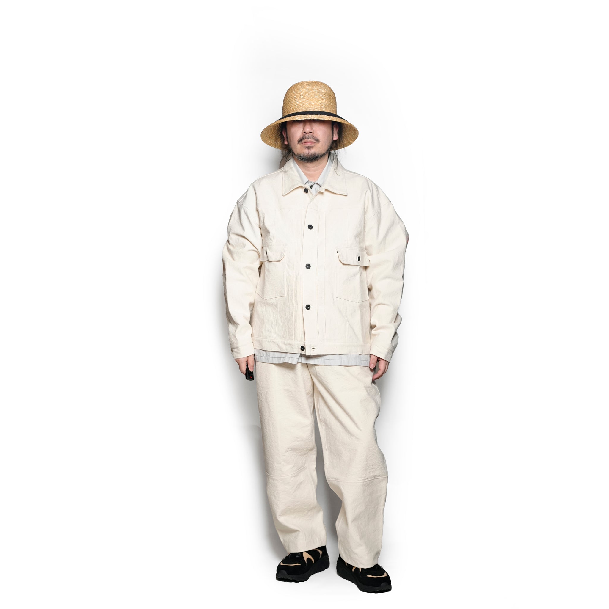 NSCJ_White | NAVY SEA CANVAS JACKET | Color:White【ODDMENT_オッドメント】【archive】