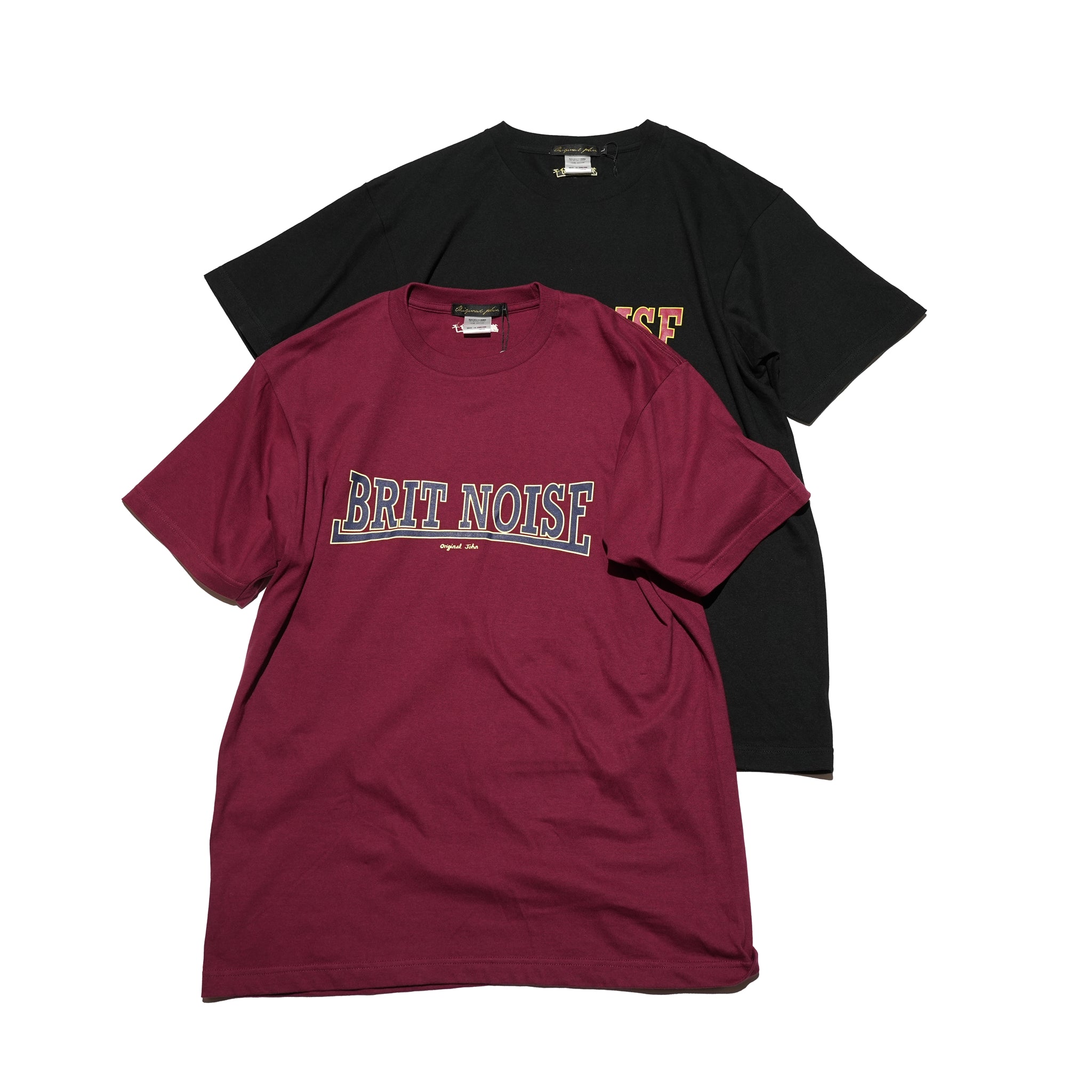 TSH533 T-BRITNOISE | Color:Burgundy/ Black【ORIGINAL JOHN_オリジナルジョン】【ネコポス選択可能】