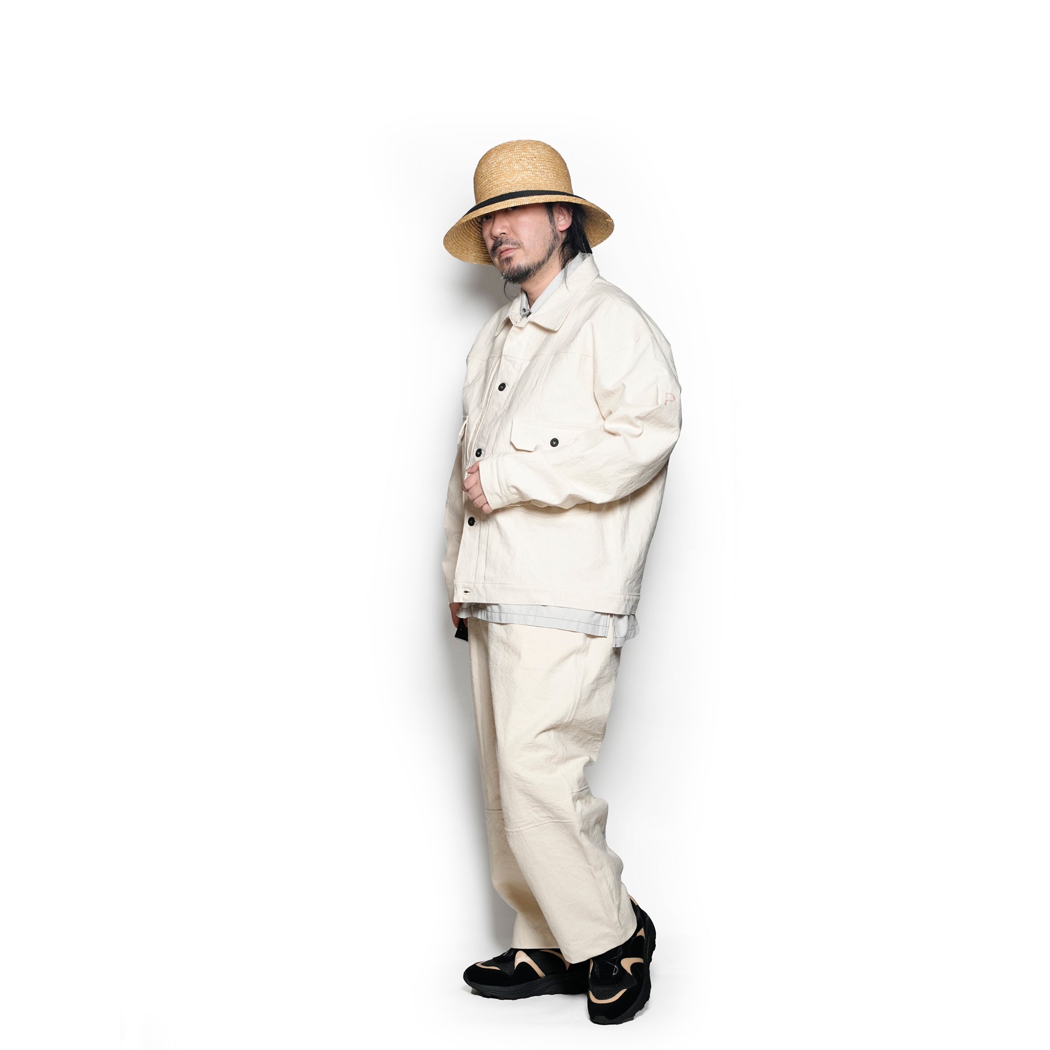 NSCJ_White | NAVY SEA CANVAS JACKET | Color:White【ODDMENT_オッドメント】【archive】