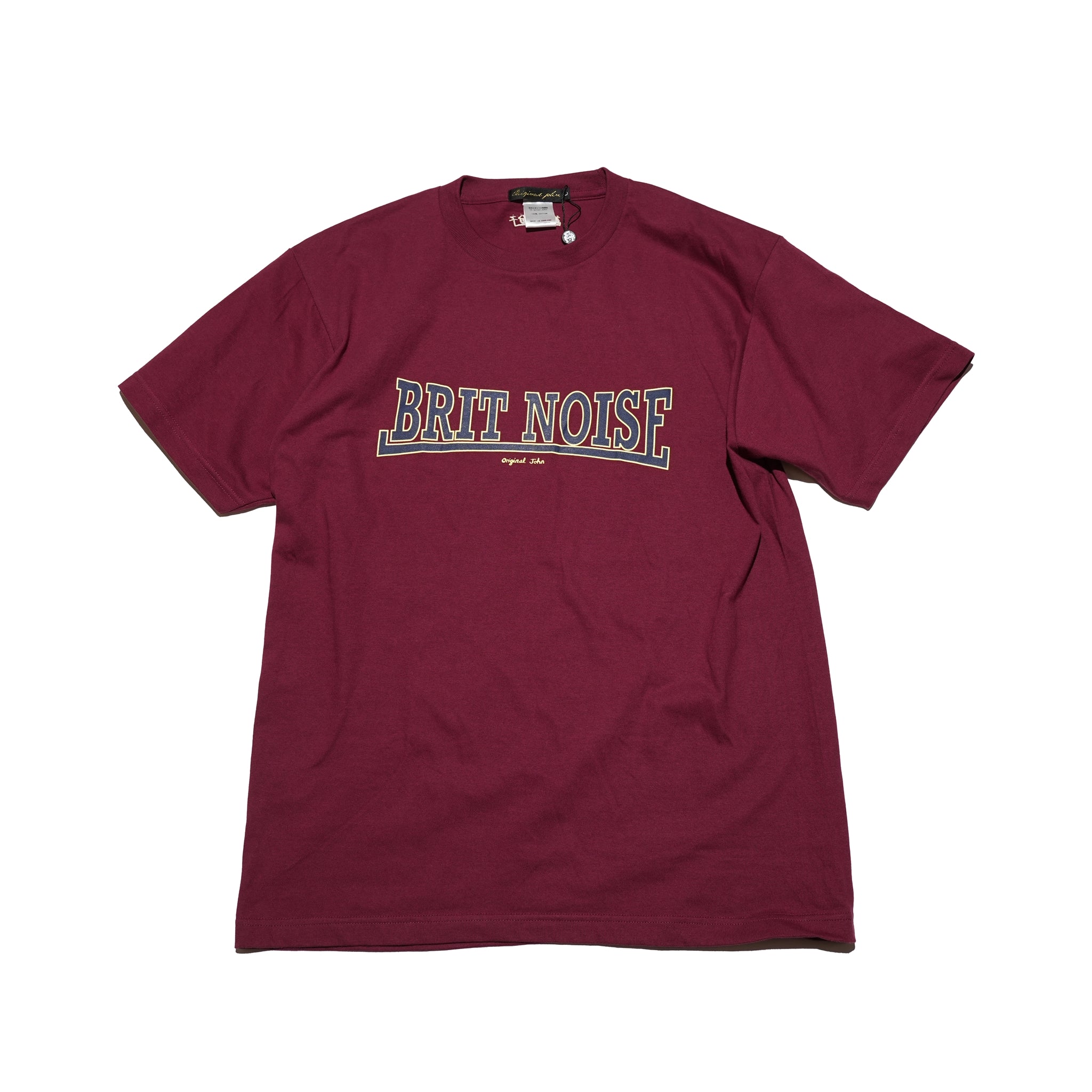 TSH533 T-BRITNOISE | Color:Burgundy/ Black【ORIGINAL JOHN_オリジナルジョン】【ネコポス選択可能】