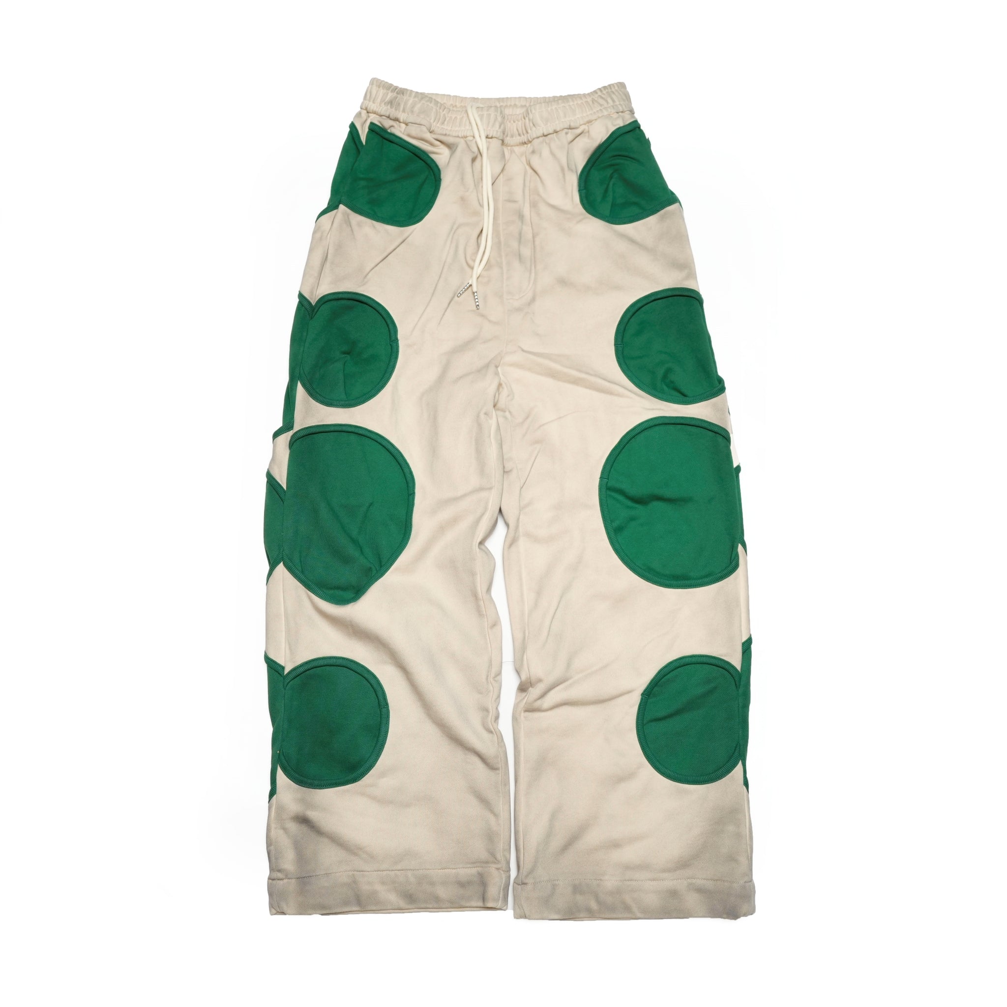 Pla24awp03-2_beige/forest | UFO sweat pants | Color:Beige/Forest【PLATEAU STUDIO_プラトー スタジオ】【archive】