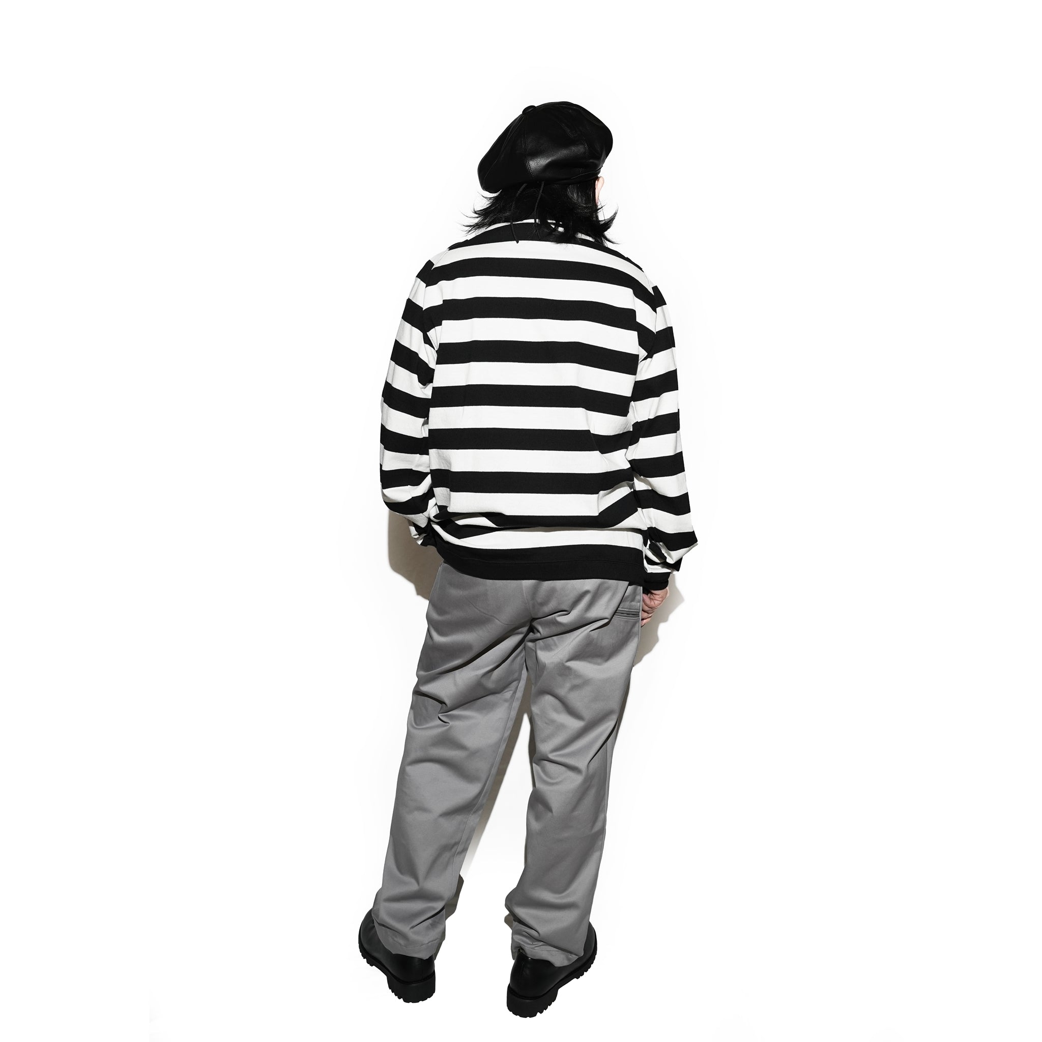 AD00246 | ADAN TROUSERS | Color:Gray/Navy【ADAN_エーディーエーエヌ】