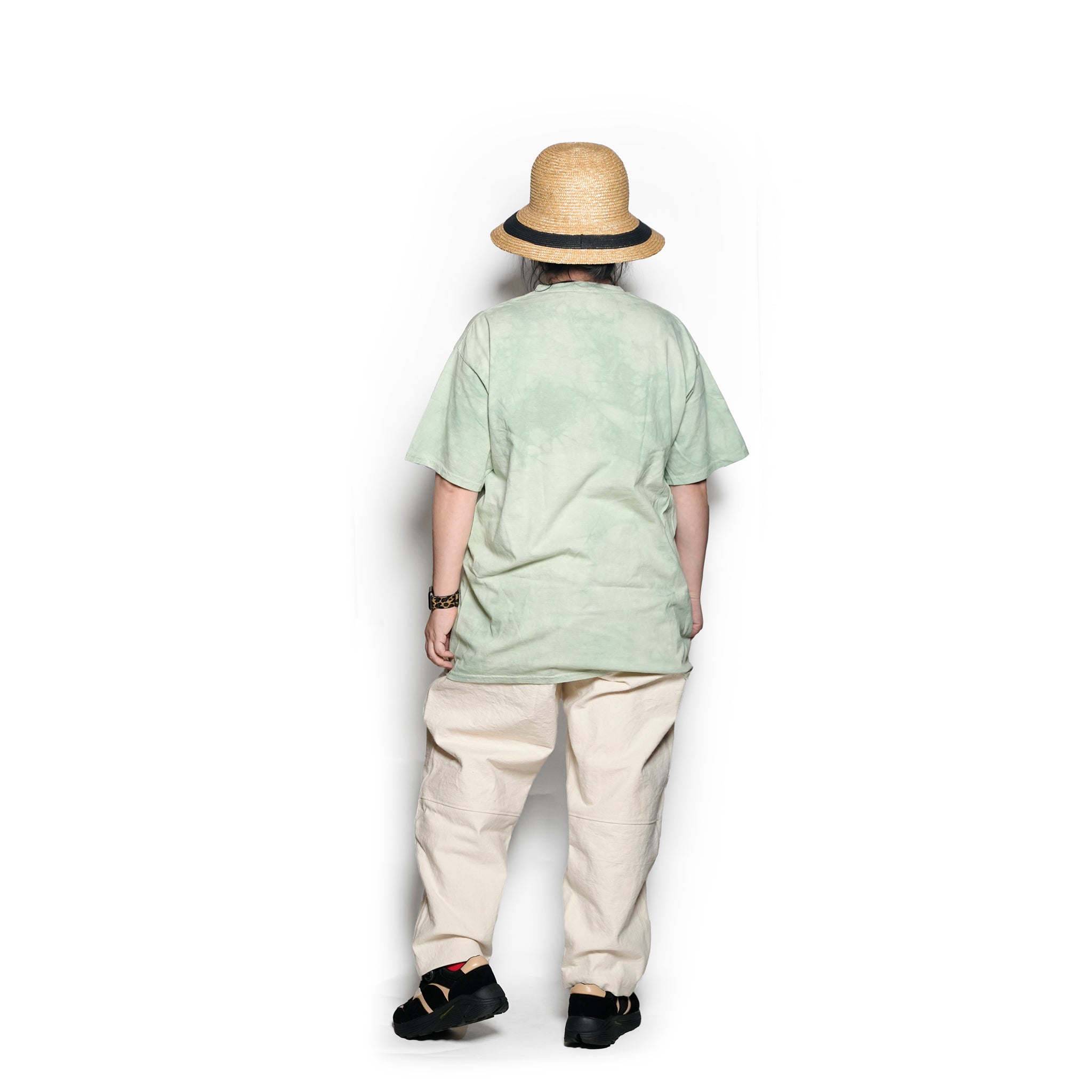 Tie-Dye Kitten Selfie Pet TEE  | Color:Cat Green | 104988【THE MOUNTAIN】【LIQUID BLUE】【ネコポス選択可能】