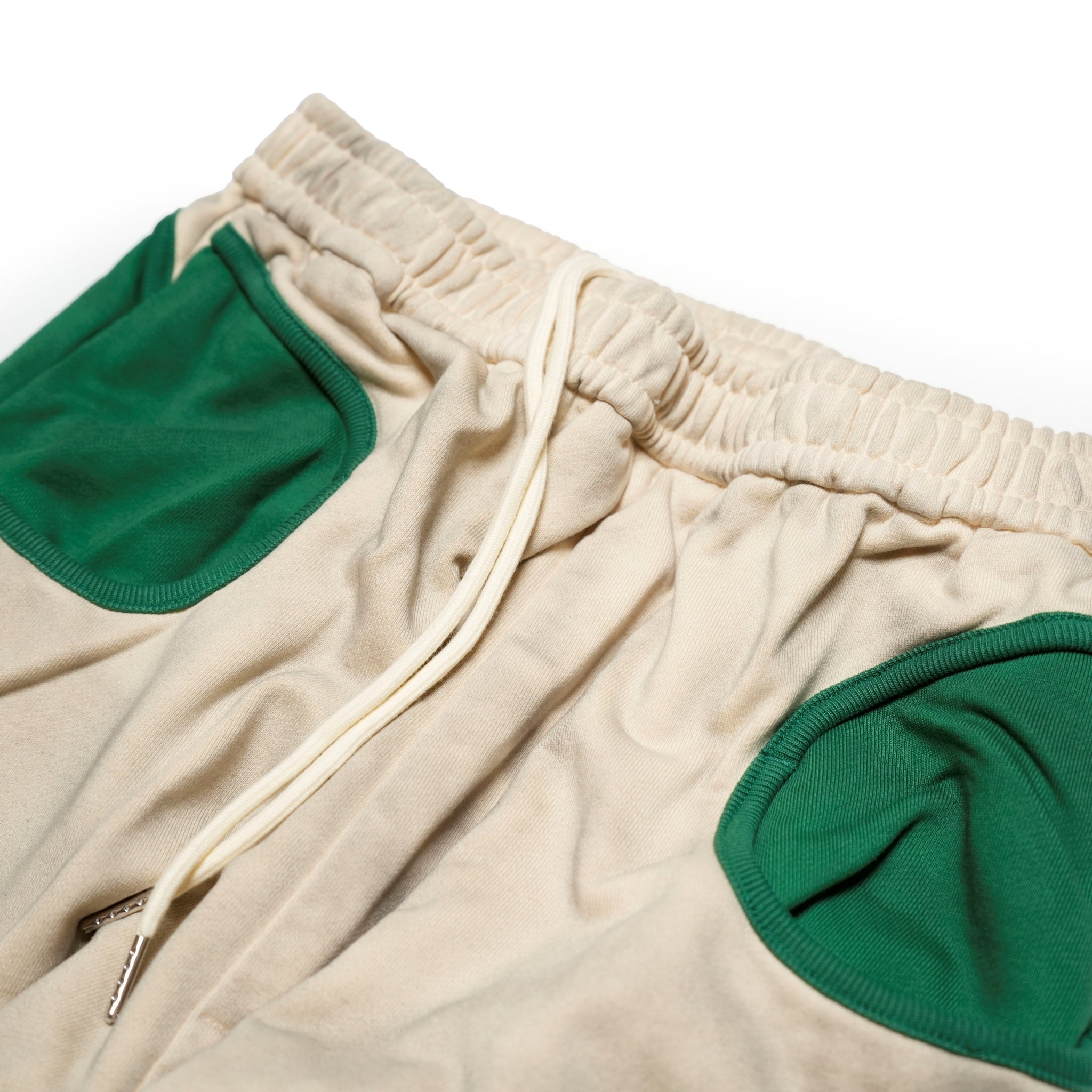 Pla24awp03-2_beige/forest | UFO sweat pants | Color:Beige/Forest【PLATEAU STUDIO_プラトー スタジオ】【archive】