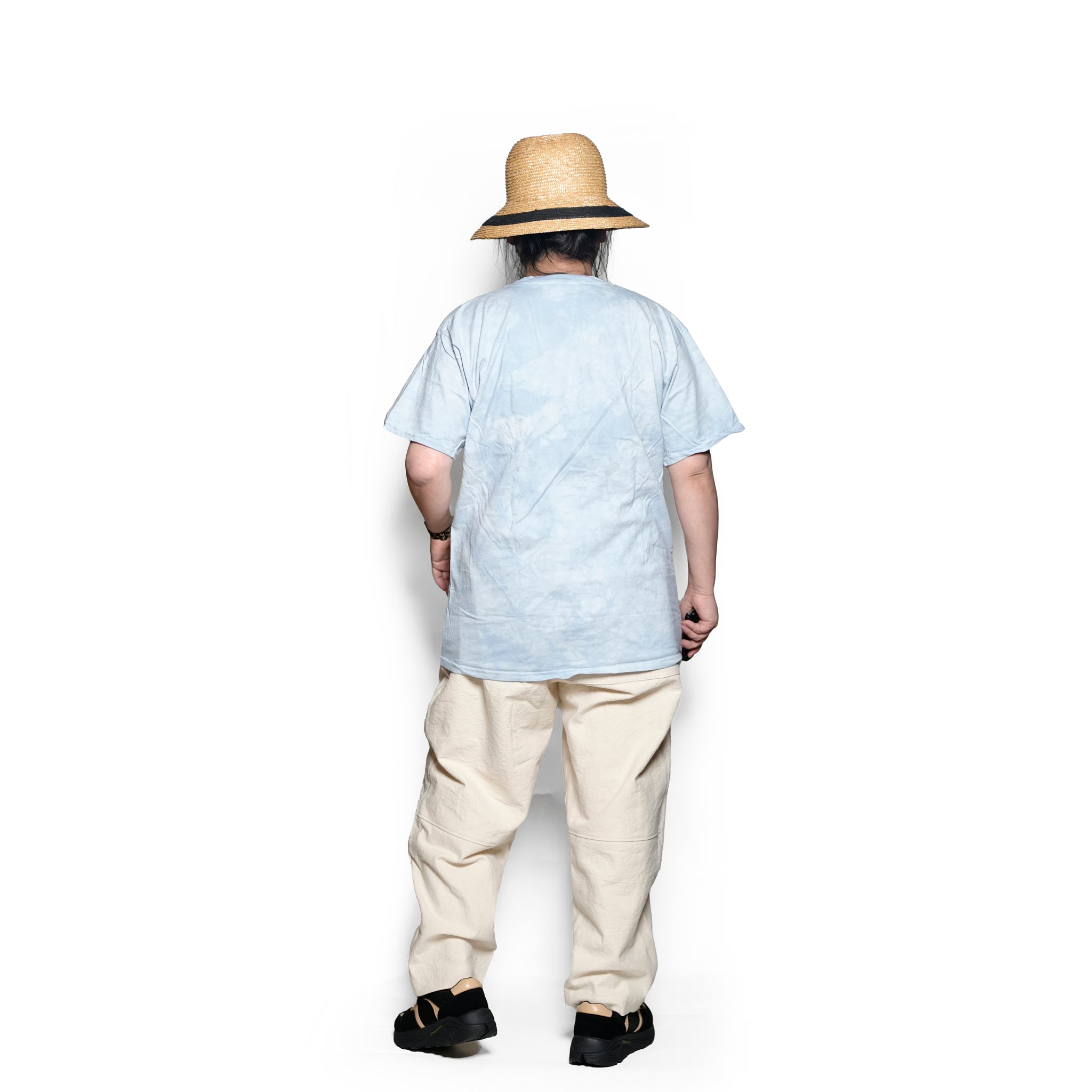 Tie-Dye Dog Selfie Pet  TEE  | Color:Dog Blue | 1049840381【THE MOUNTAIN】【archive】【LIQUID BLUE】【archive】【ネコポス選択可能】【archive】