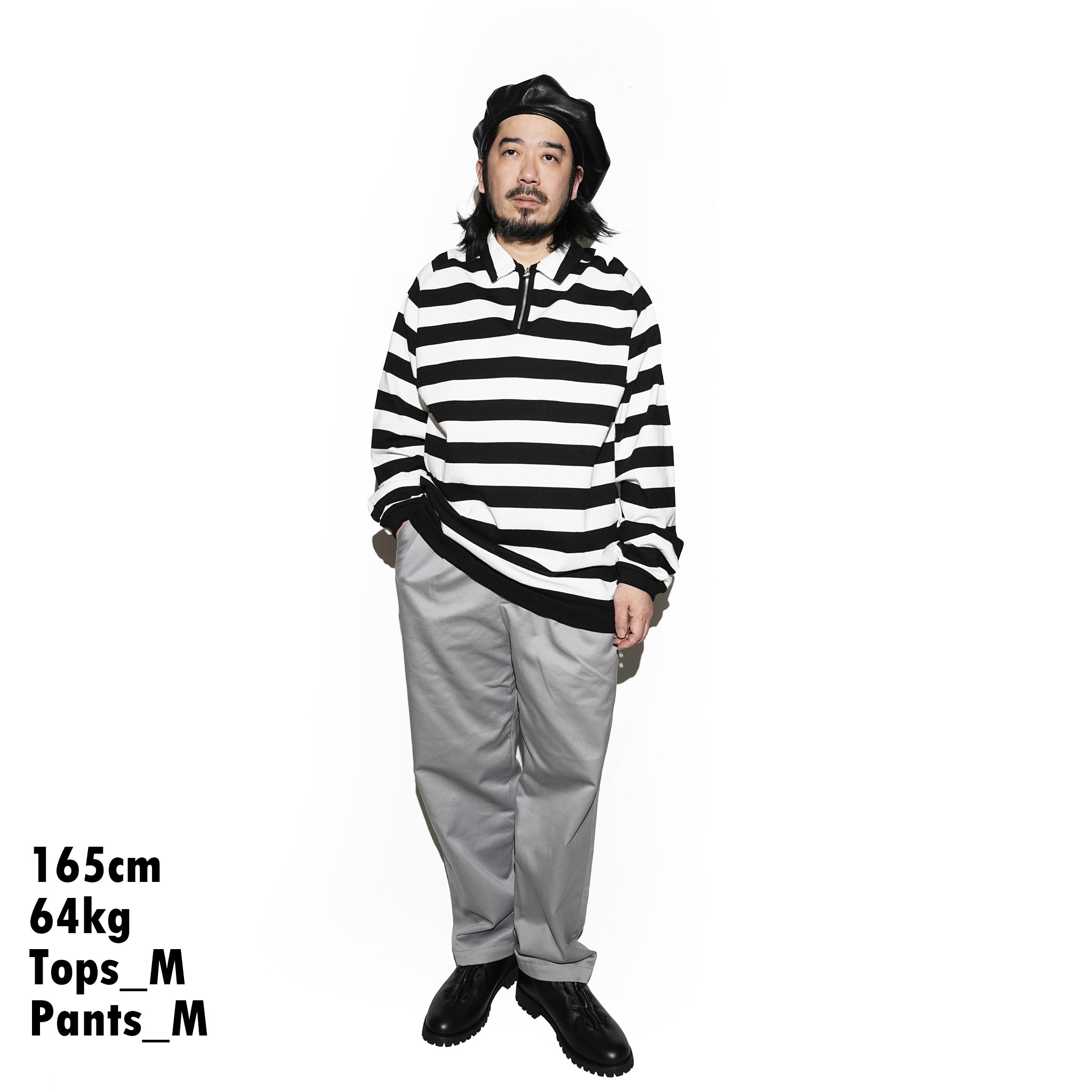 AD00246 | ADAN TROUSERS | Color:Gray/Navy【ADAN_エーディーエーエヌ】