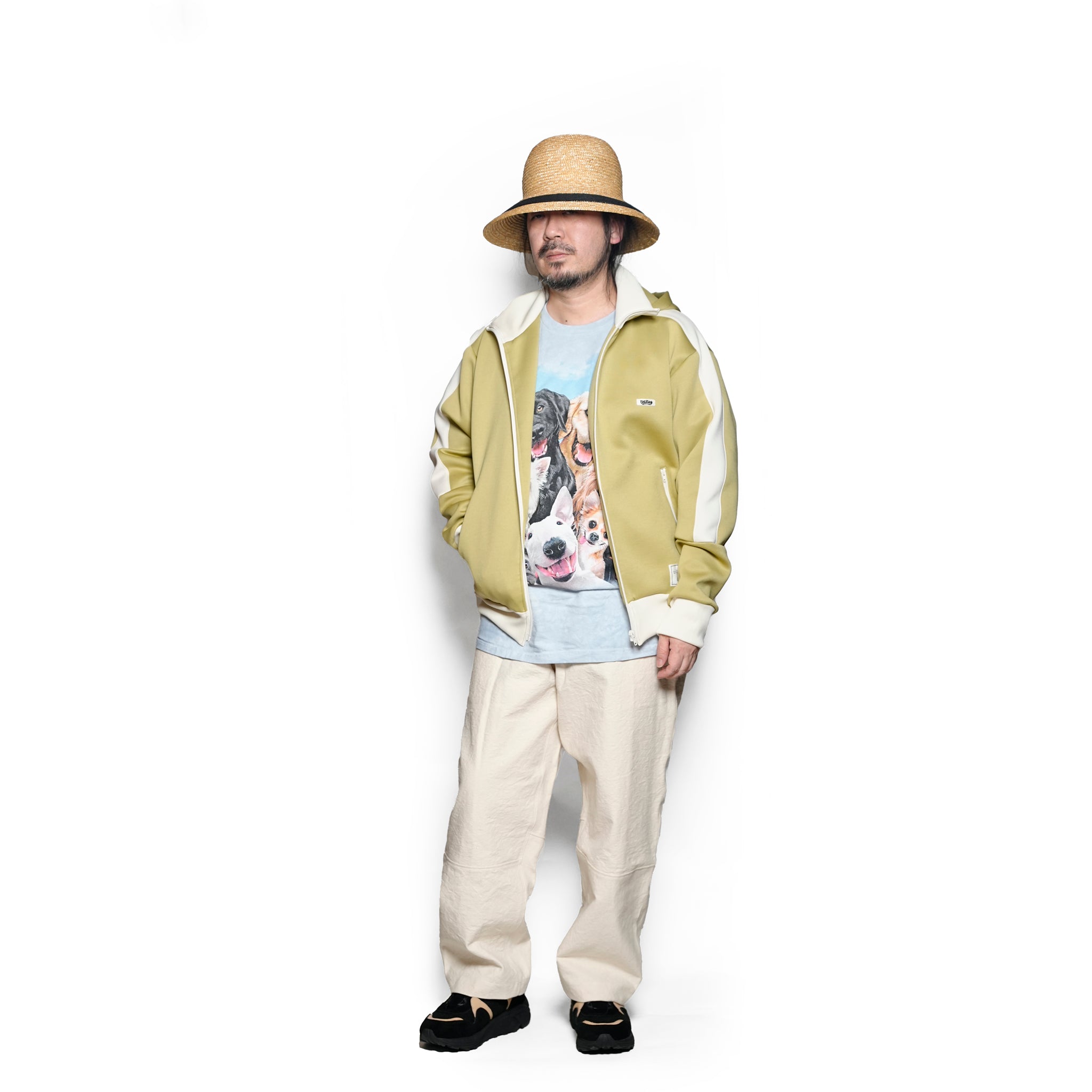 efmm-15_Pistàcchio | High Neck Zip Hoodie | Color:Pistàcchio【EFFECTEN_エフェクテン】【archive】