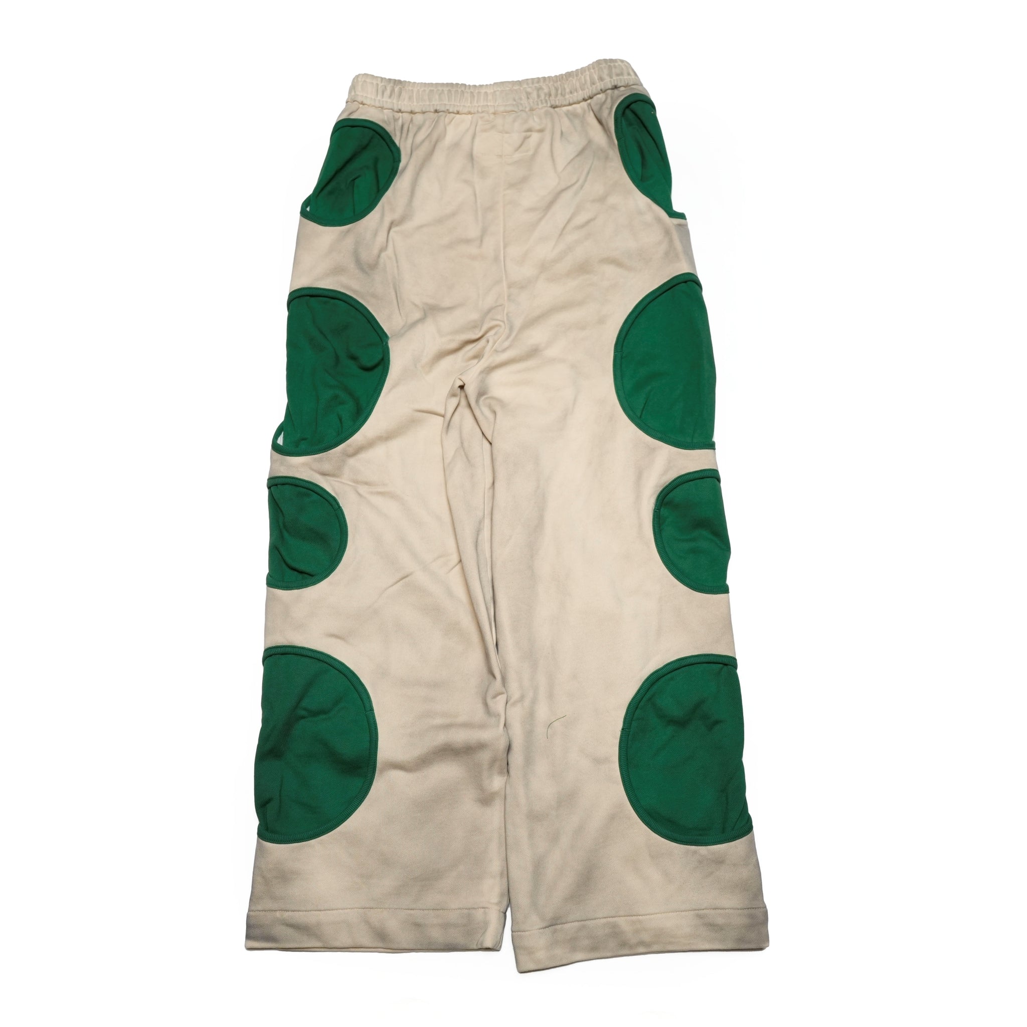 Pla24awp03-2_beige/forest | UFO sweat pants | Color:Beige/Forest【PLATEAU STUDIO_プラトー スタジオ】【archive】