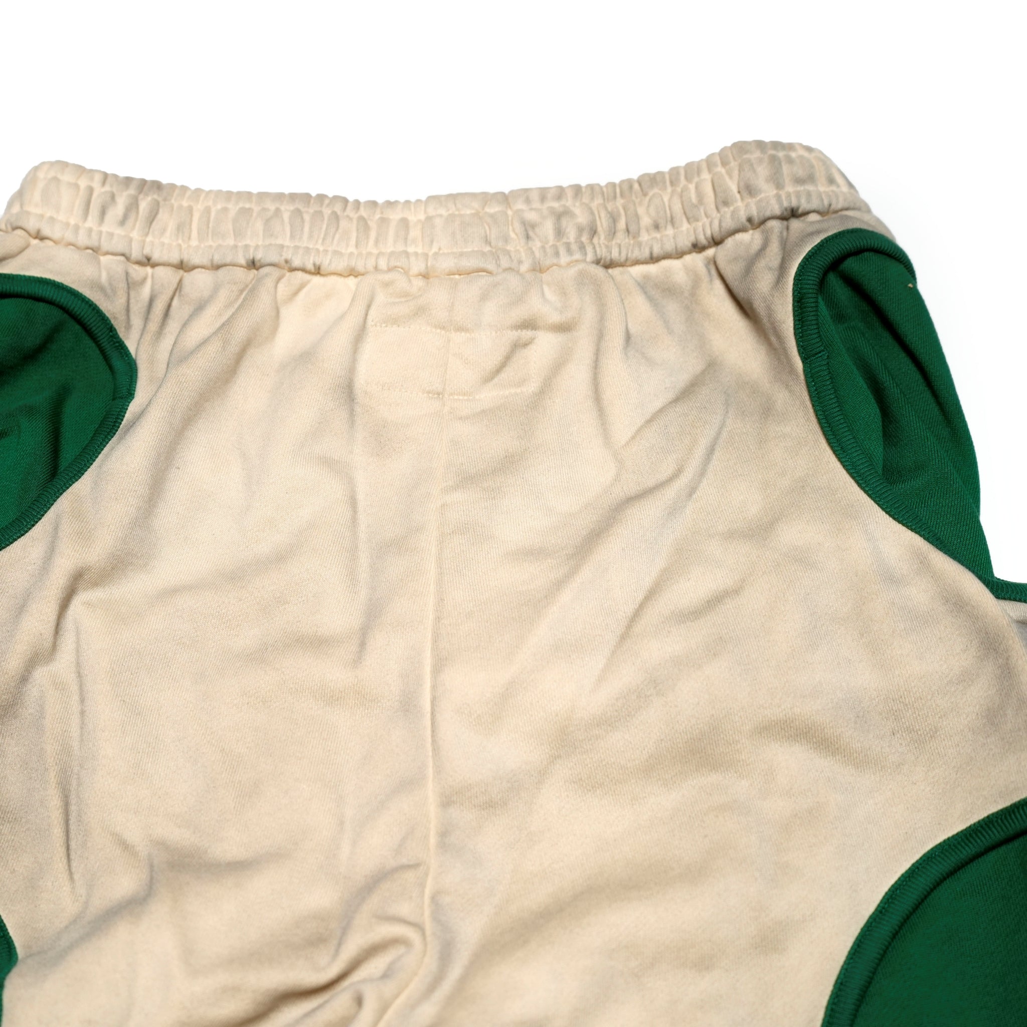 Pla24awp03-2_beige/forest | UFO sweat pants | Color:Beige/Forest【PLATEAU STUDIO_プラトー スタジオ】【archive】