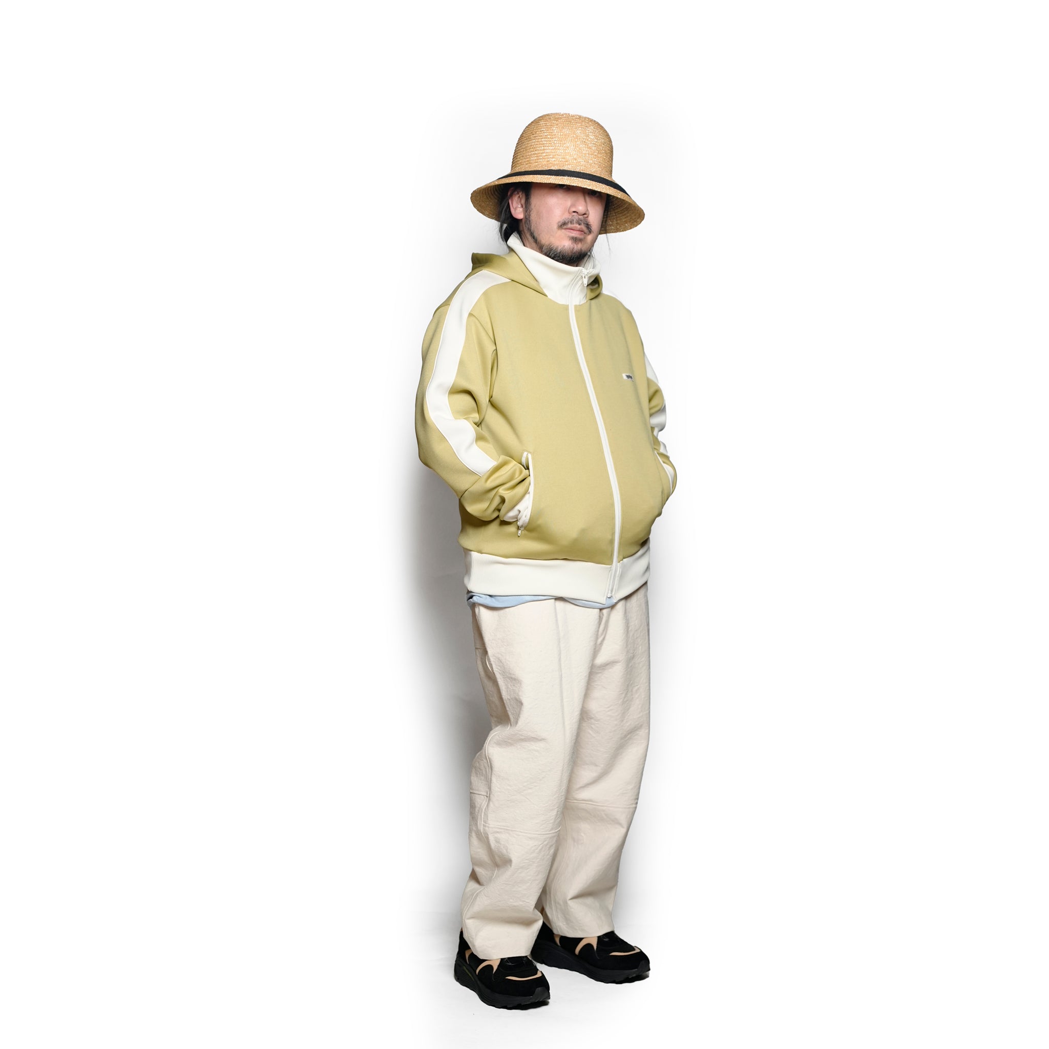 efmm-15_Pistàcchio | High Neck Zip Hoodie | Color:Pistàcchio【EFFECTEN_エフェクテン】【archive】