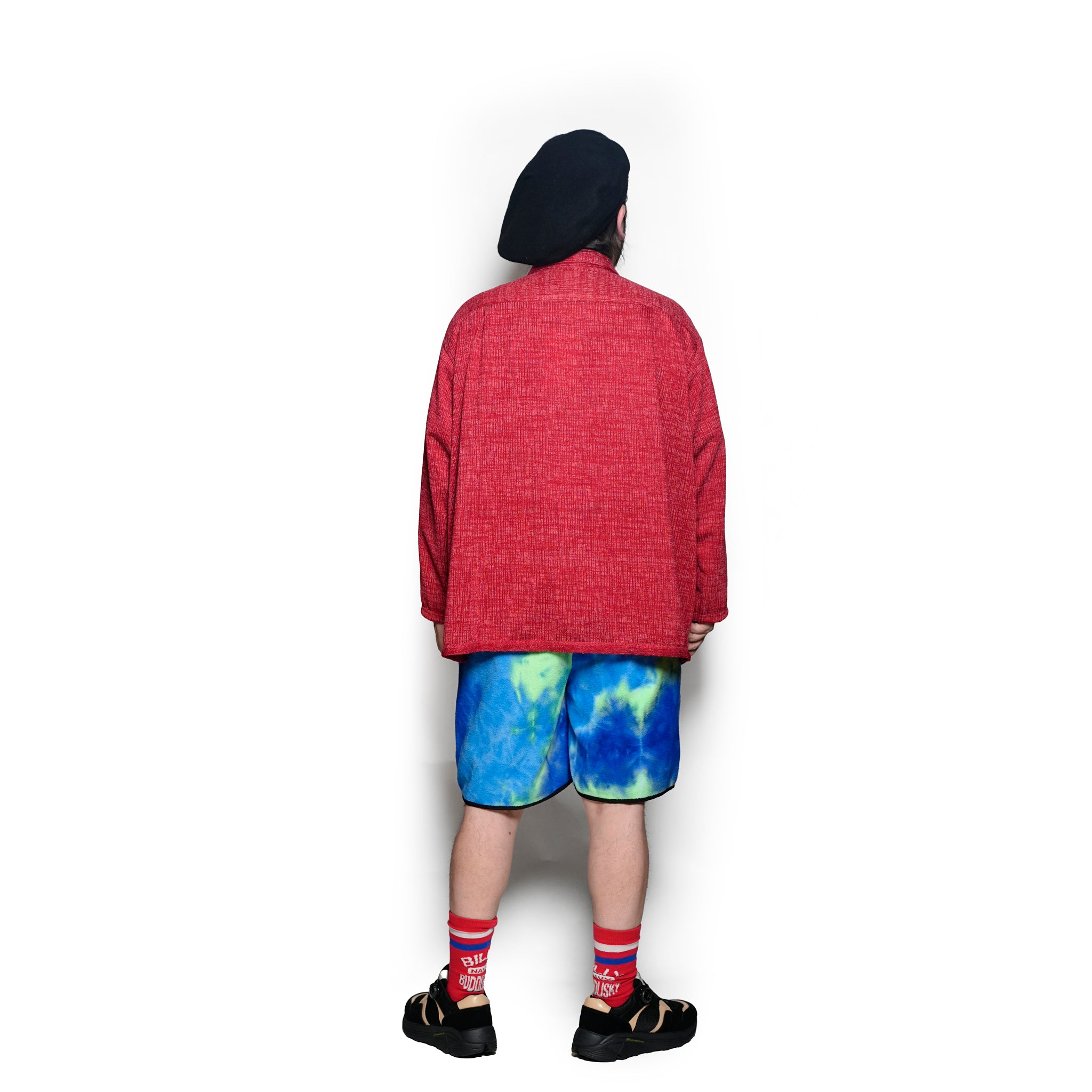 efmm-18_Red | China Knit Shirts | Color:Red【EFFECTEN_エフェクテン】【archive】