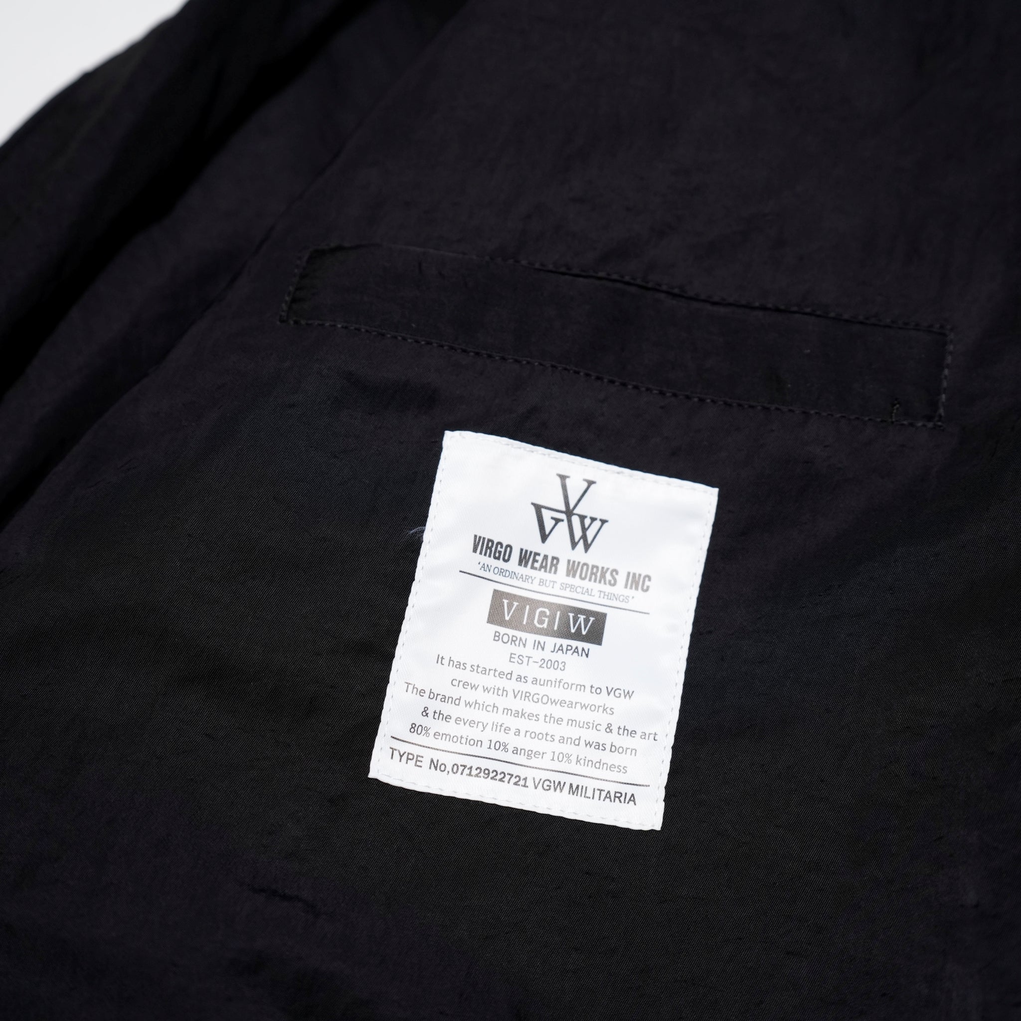 Virgers circus souvenir jkt | Black | VIRGOwearworks