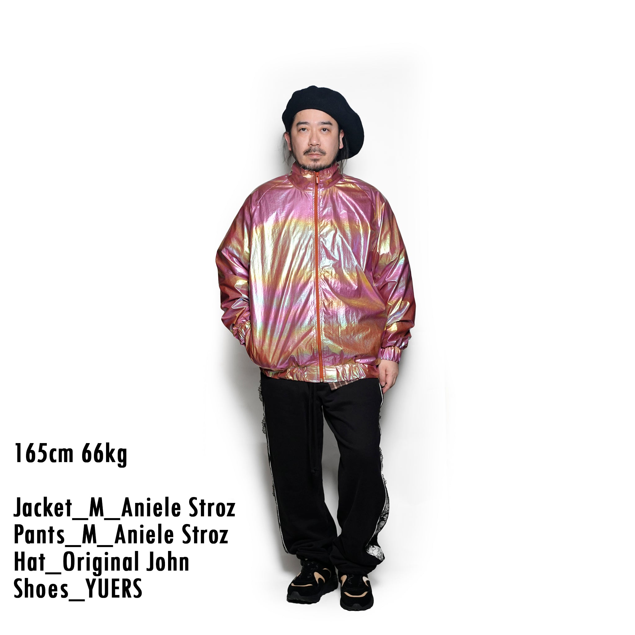 Cosmic windbreaker | Color:Pink【ANIELE STROZ】 | FW01WB01