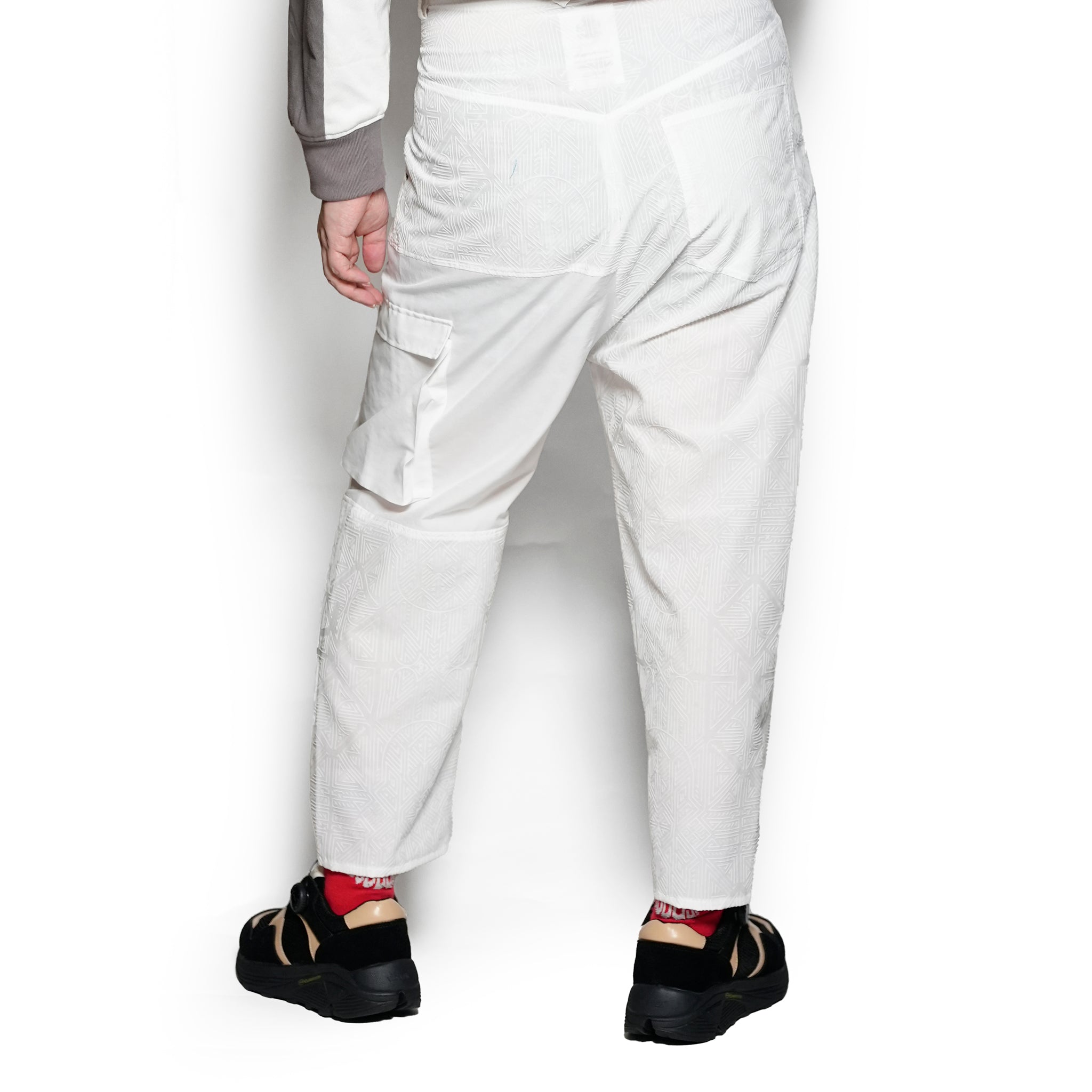 SF25SS-10_White | Stone Yard Floc Wide Pants | Color:White【STOF_ストフ】【archive】
