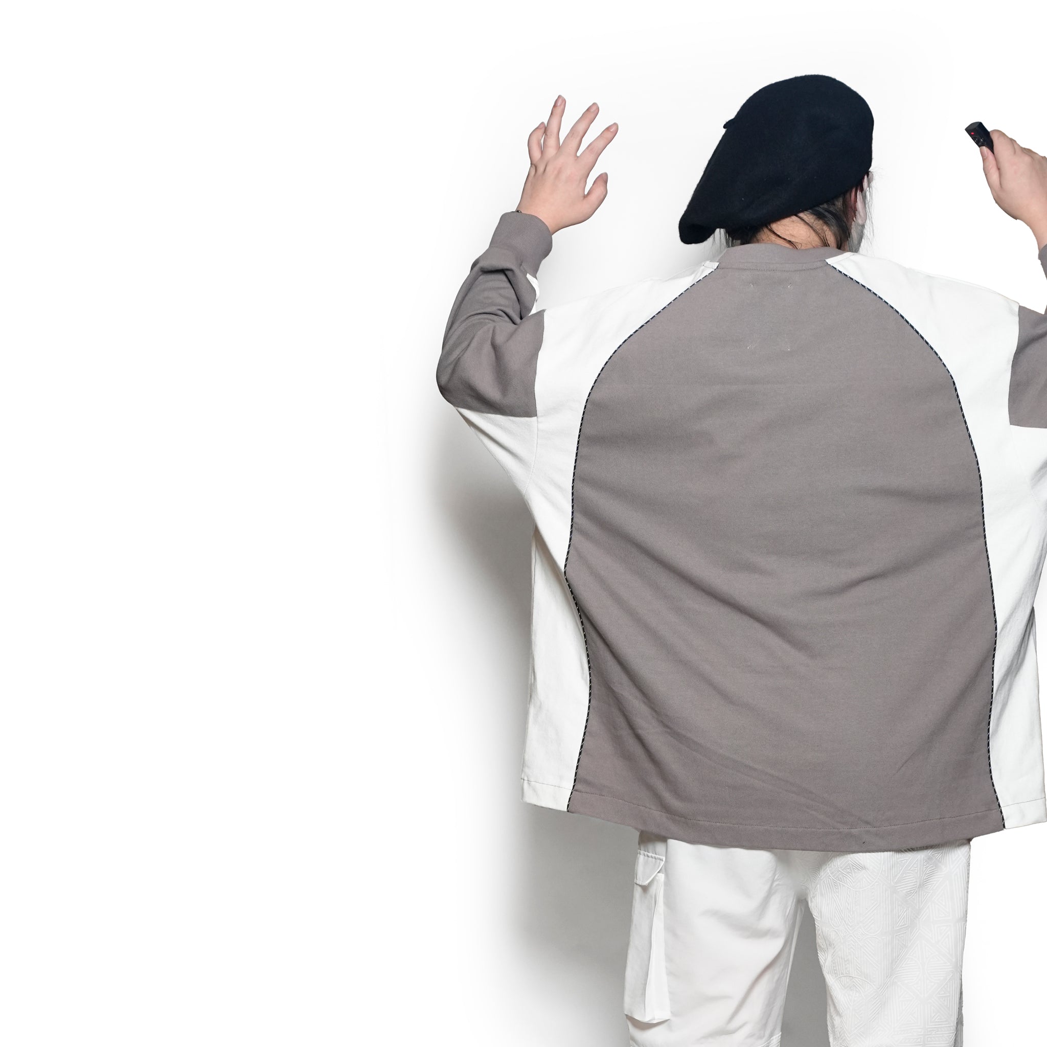 SF25SS-20_ Charcoal | Not Uniform Pulover | Color: Charcoal【STOF_ストフ】【archive】