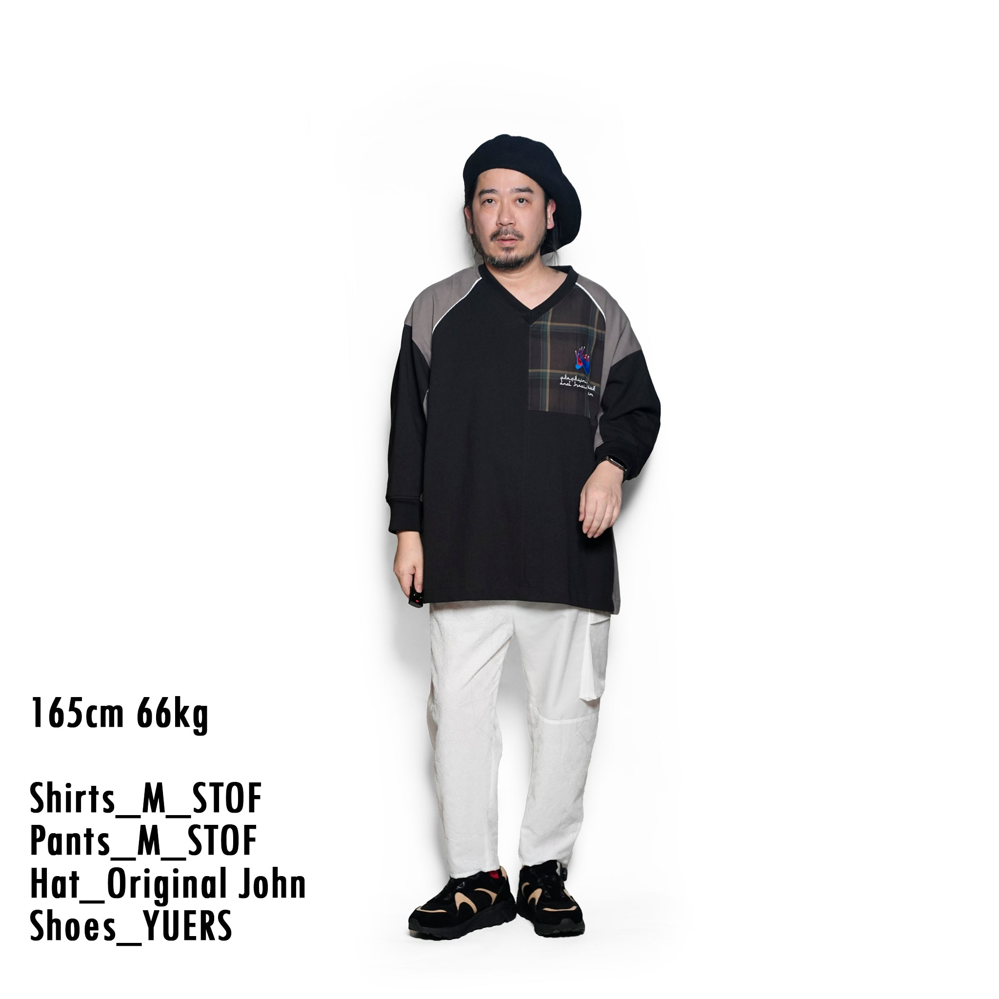 SF25SS-20_Black | Not Uniform Pulover | Color:Black【STOF_ストフ】【archive】