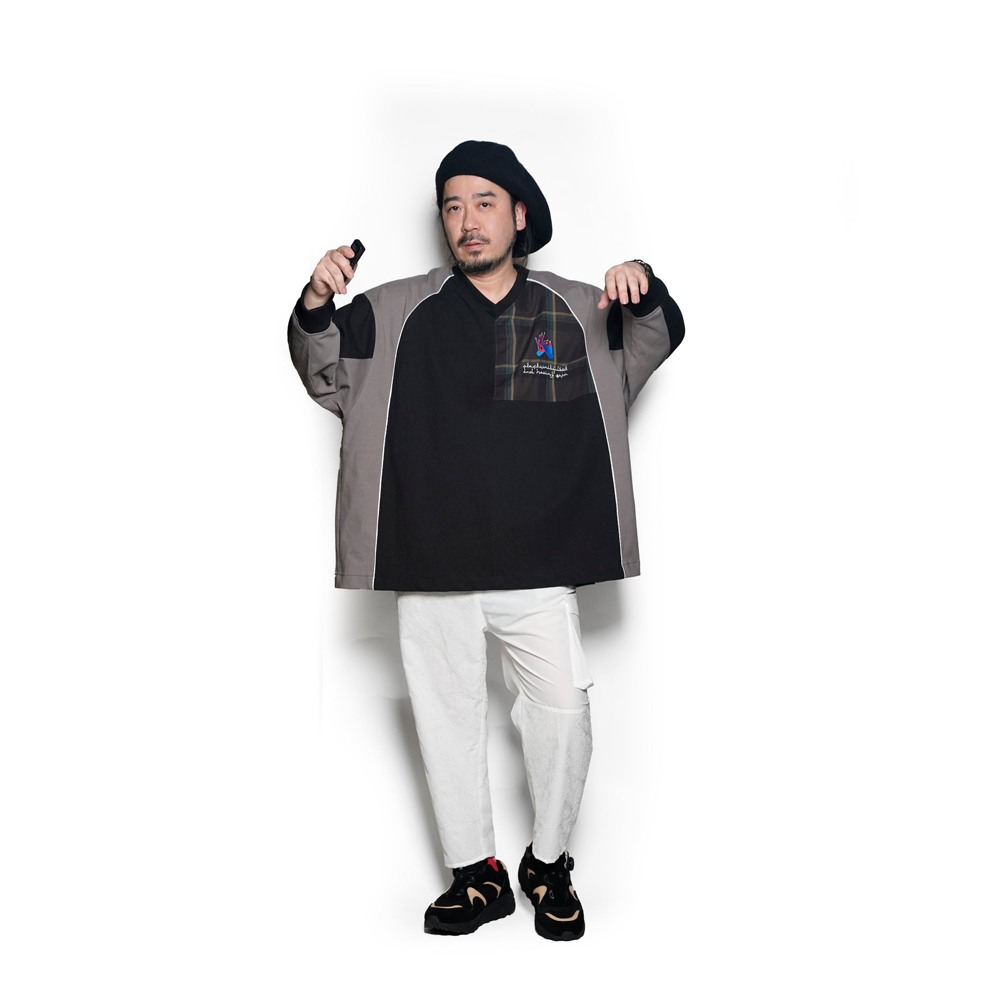 SF25SS-20_Black | Not Uniform Pulover | Color:Black【STOF_ストフ】【archive】