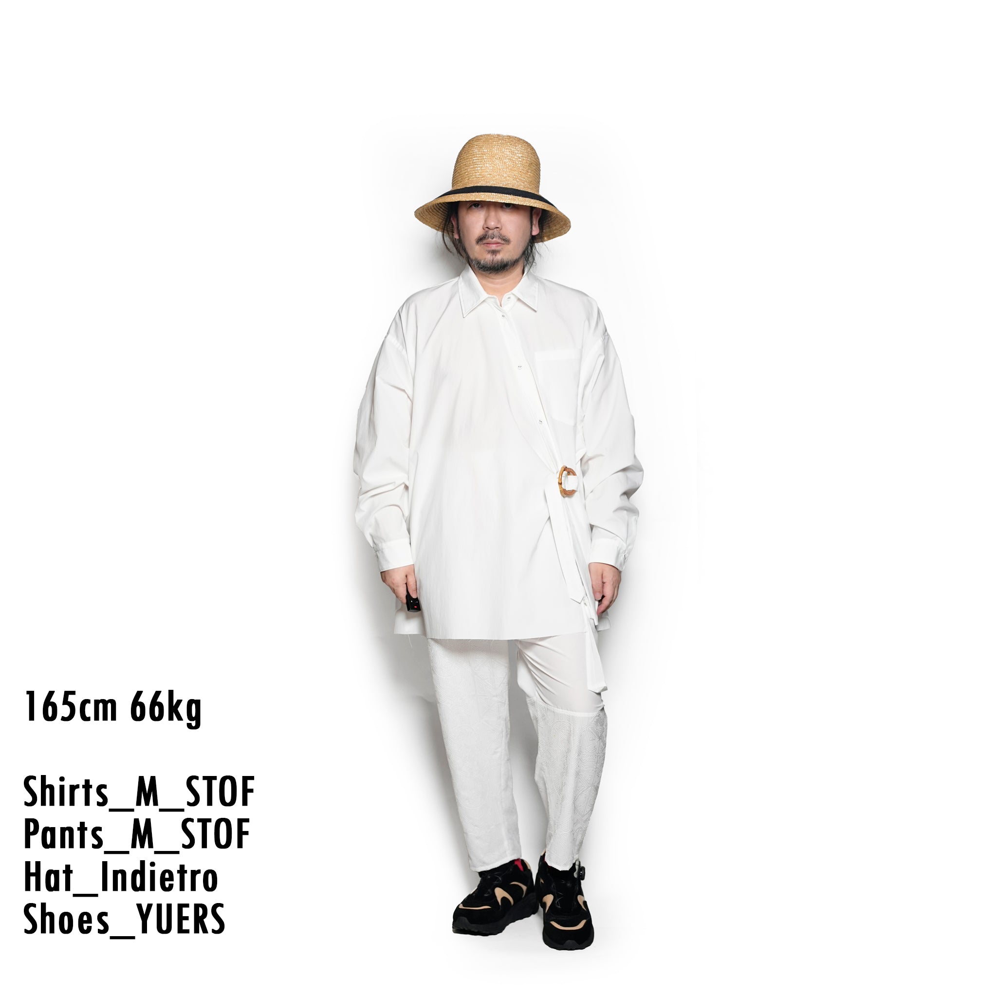 SF25SS-05_White | 37.5® SAMUE Shirt | Color:White【STOF_ストフ】【archive】