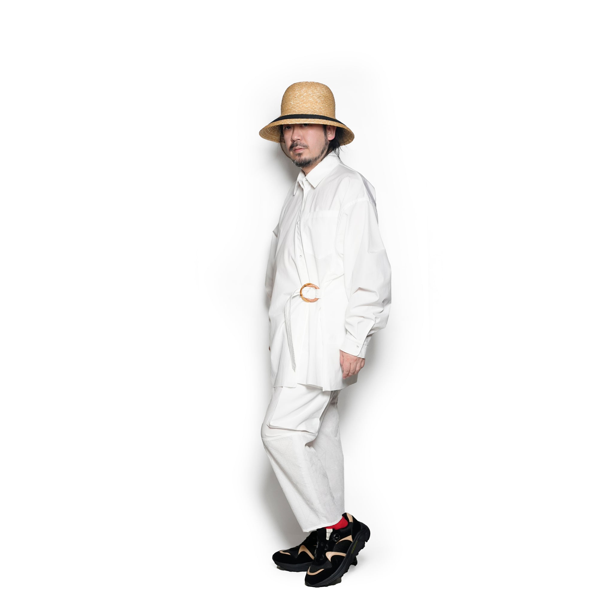 SF25SS-05_White | 37.5® SAMUE Shirt | Color:White【STOF_ストフ】【archive】