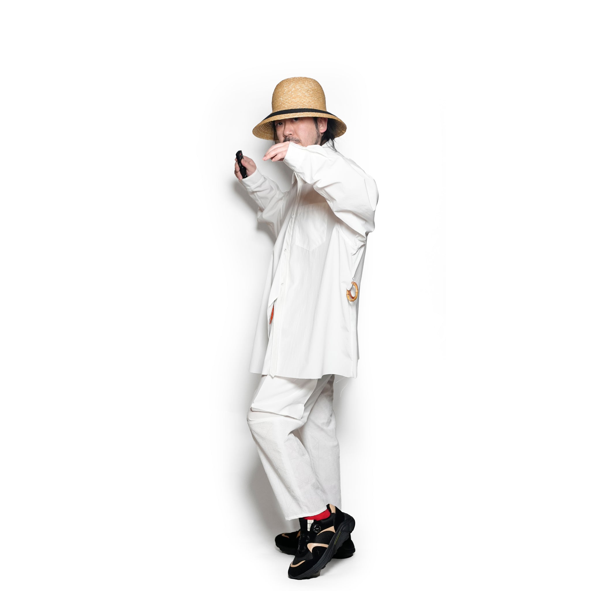 SF25SS-05_White | 37.5® SAMUE Shirt | Color:White【STOF_ストフ】【archive】