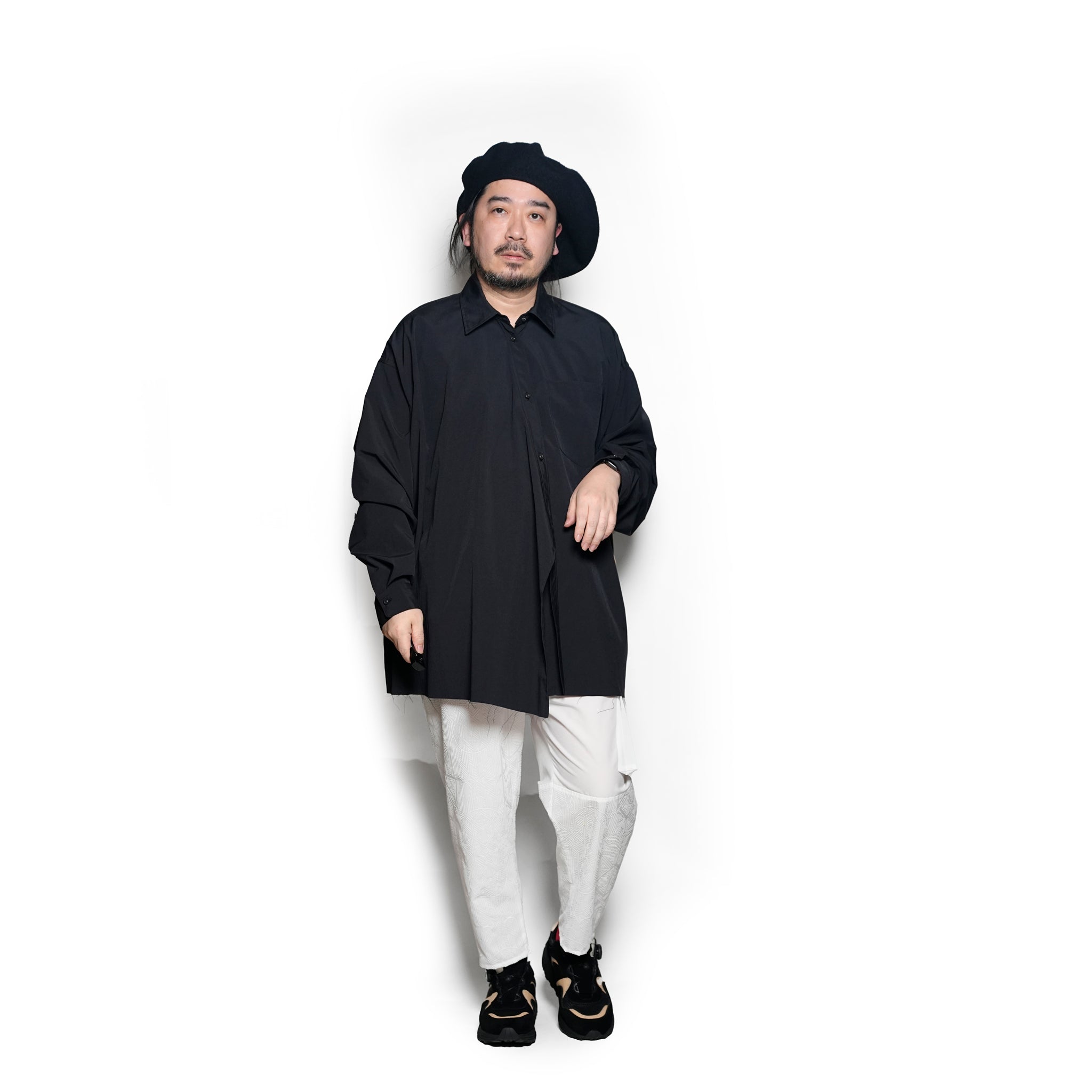 SF25SS-05_Black | 37.5® SAMUE Shirt | Color:Black【STOF_ストフ】【archive】