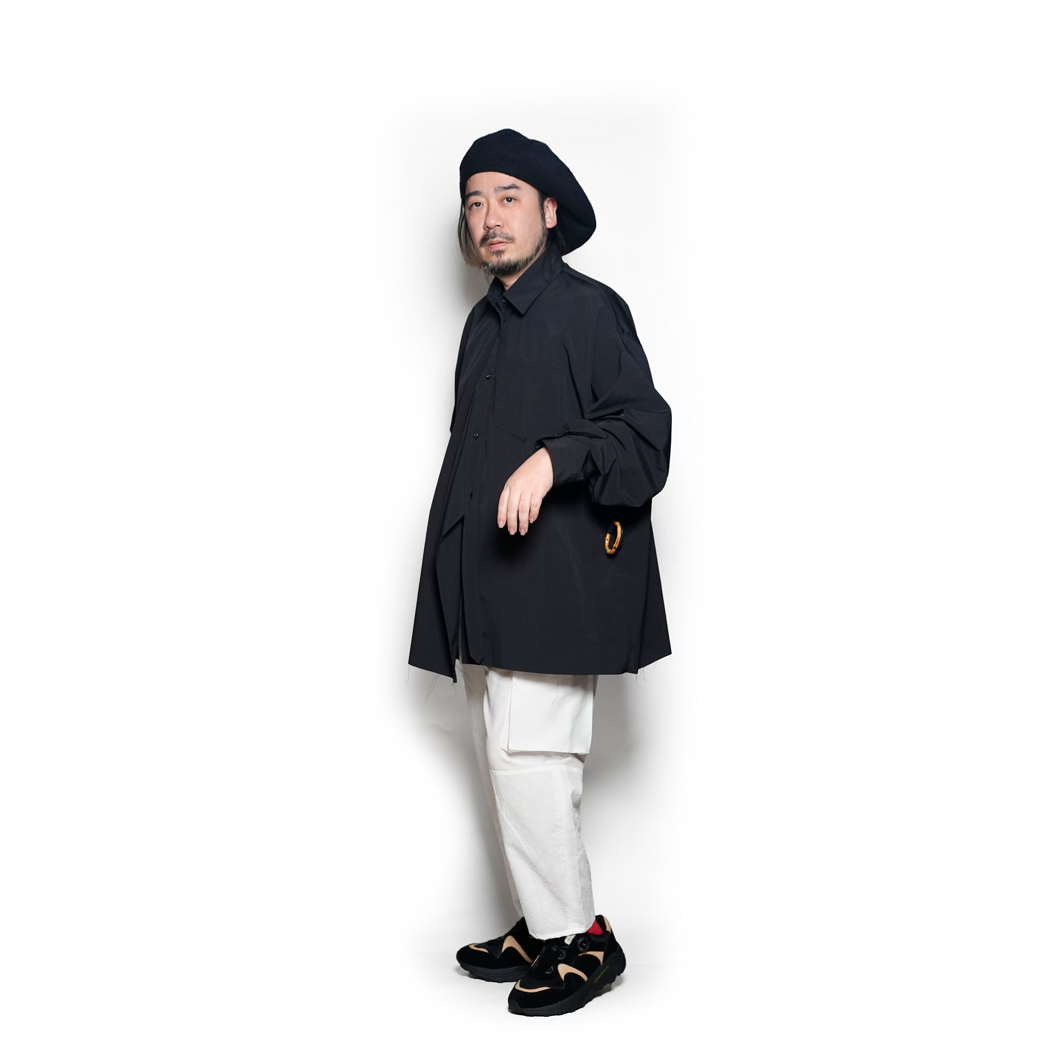 SF25SS-05_Black | 37.5® SAMUE Shirt | Color:Black【STOF_ストフ】【archive】
