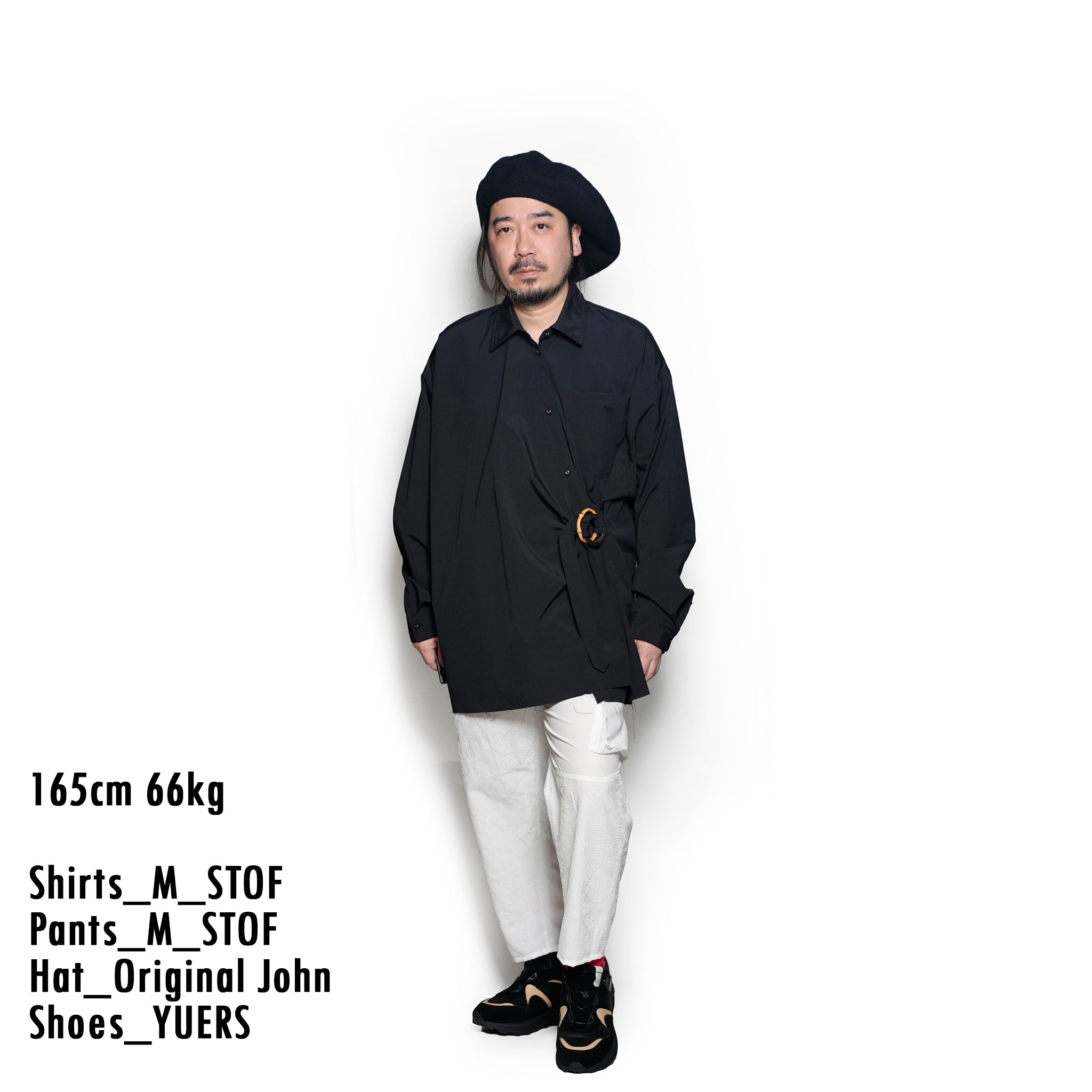 SF25SS-05_Black | 37.5® SAMUE Shirt | Color:Black【STOF_ストフ】【archive】