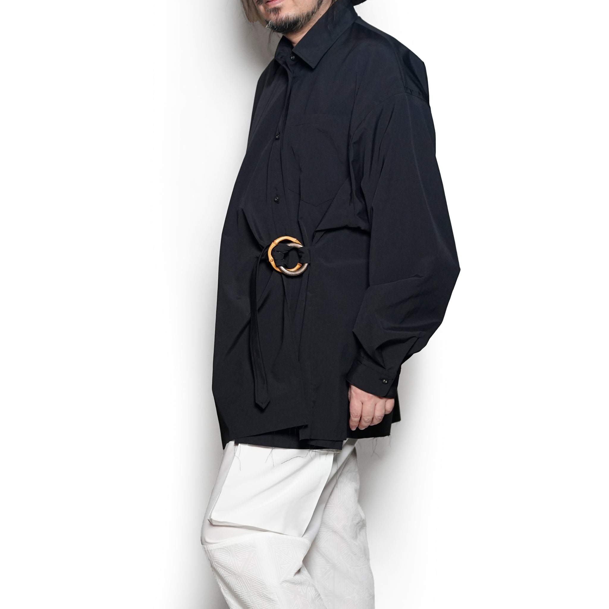 SF25SS-05_Black | 37.5® SAMUE Shirt | Color:Black【STOF_ストフ】【archive】