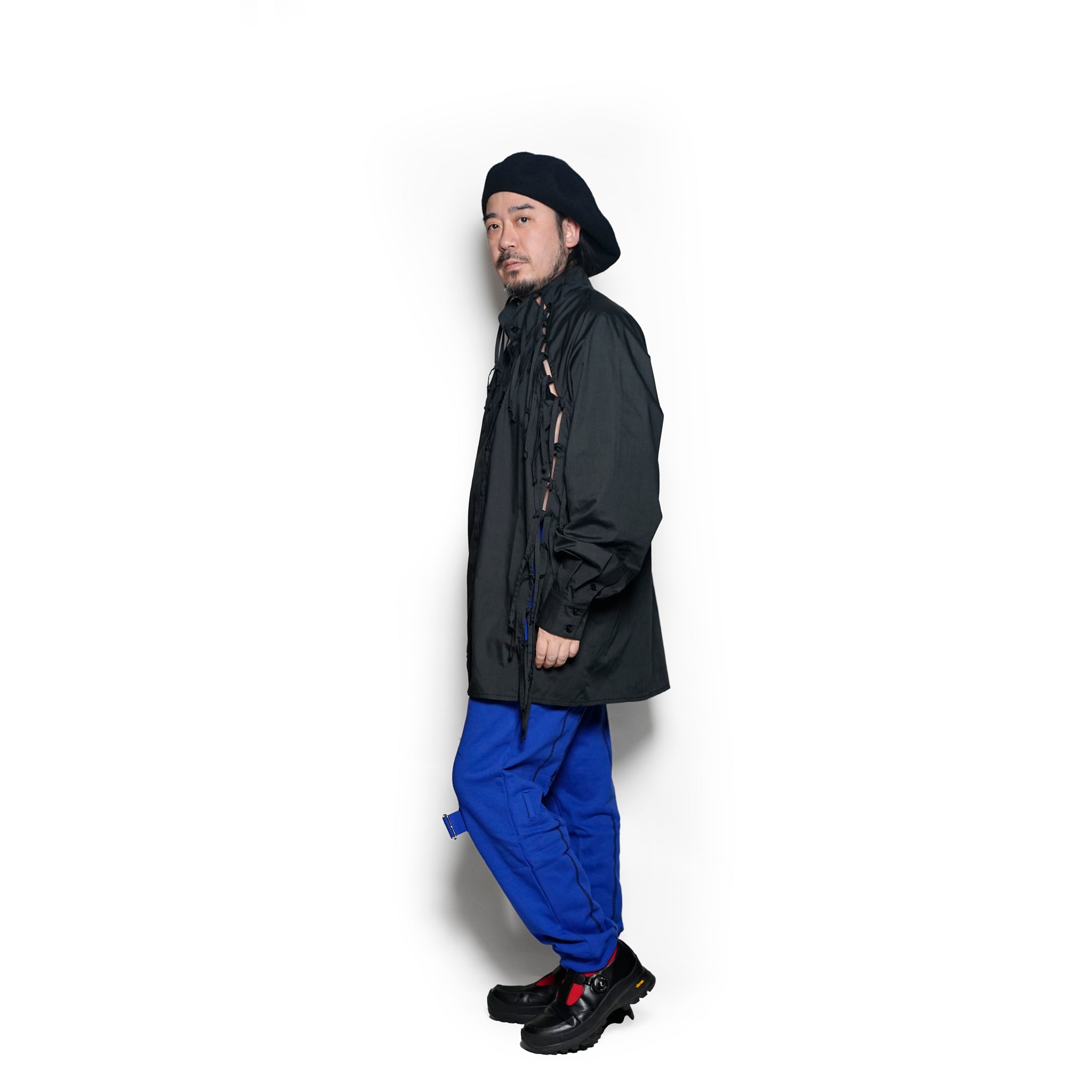 Let loose shirt | Color:Black【ANIELE STROZ】 | SS24SH03