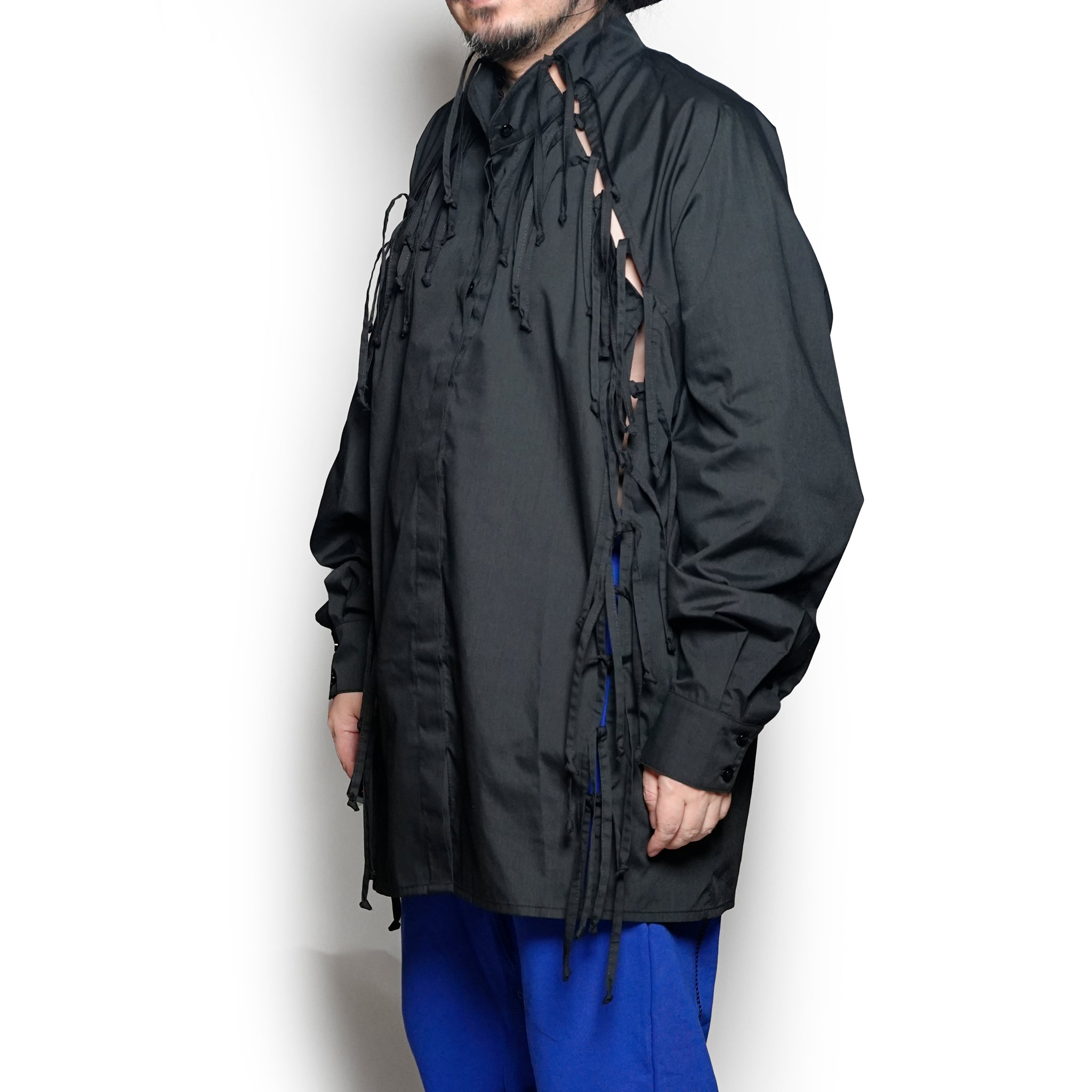 Let loose shirt | Color:Black【ANIELE STROZ】 | SS24SH03