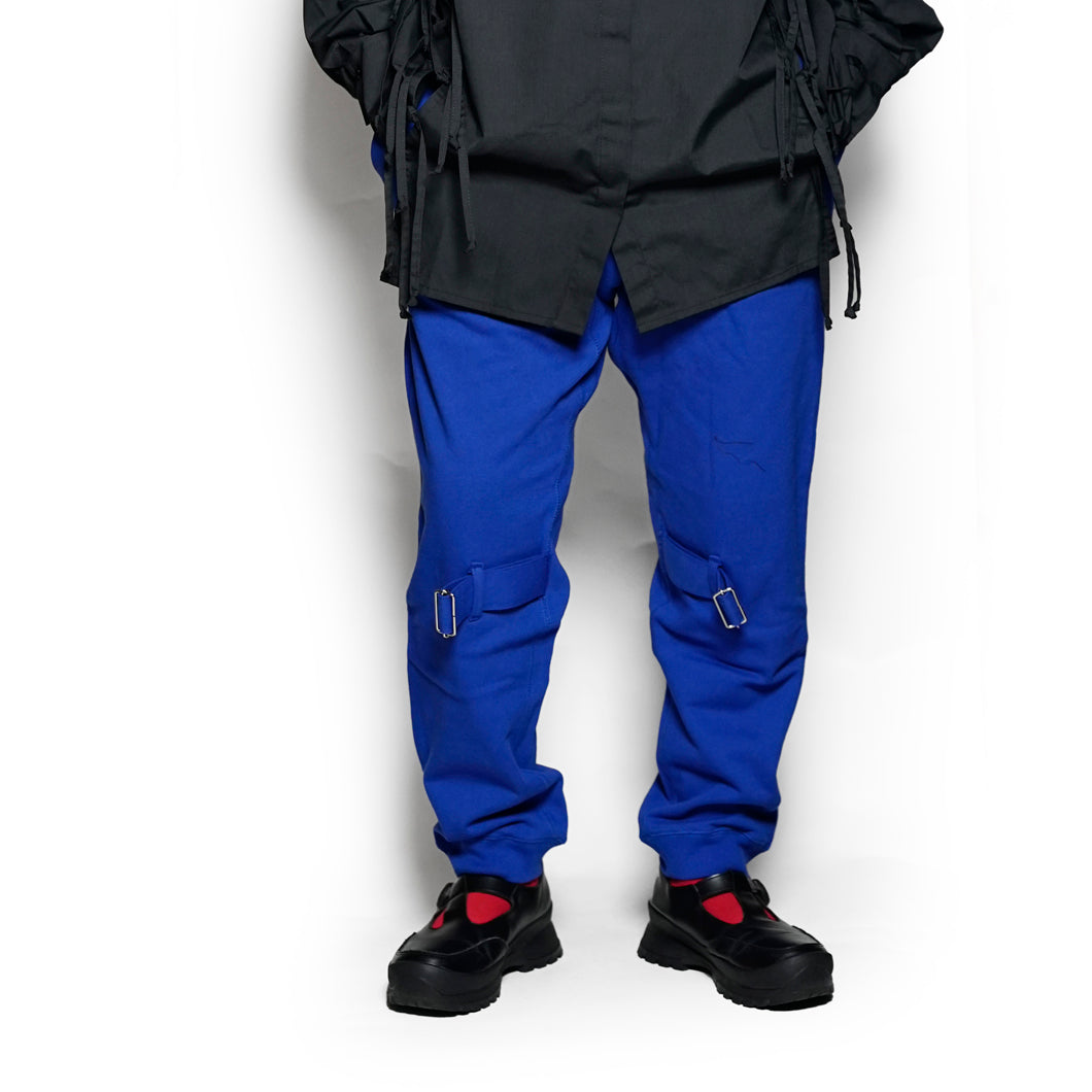 25-1-PT01_Blue | BONDAGE SWEAT BOTTOMS | Color:Blue【ORIGINAL JOHN_オリジナルジョン】