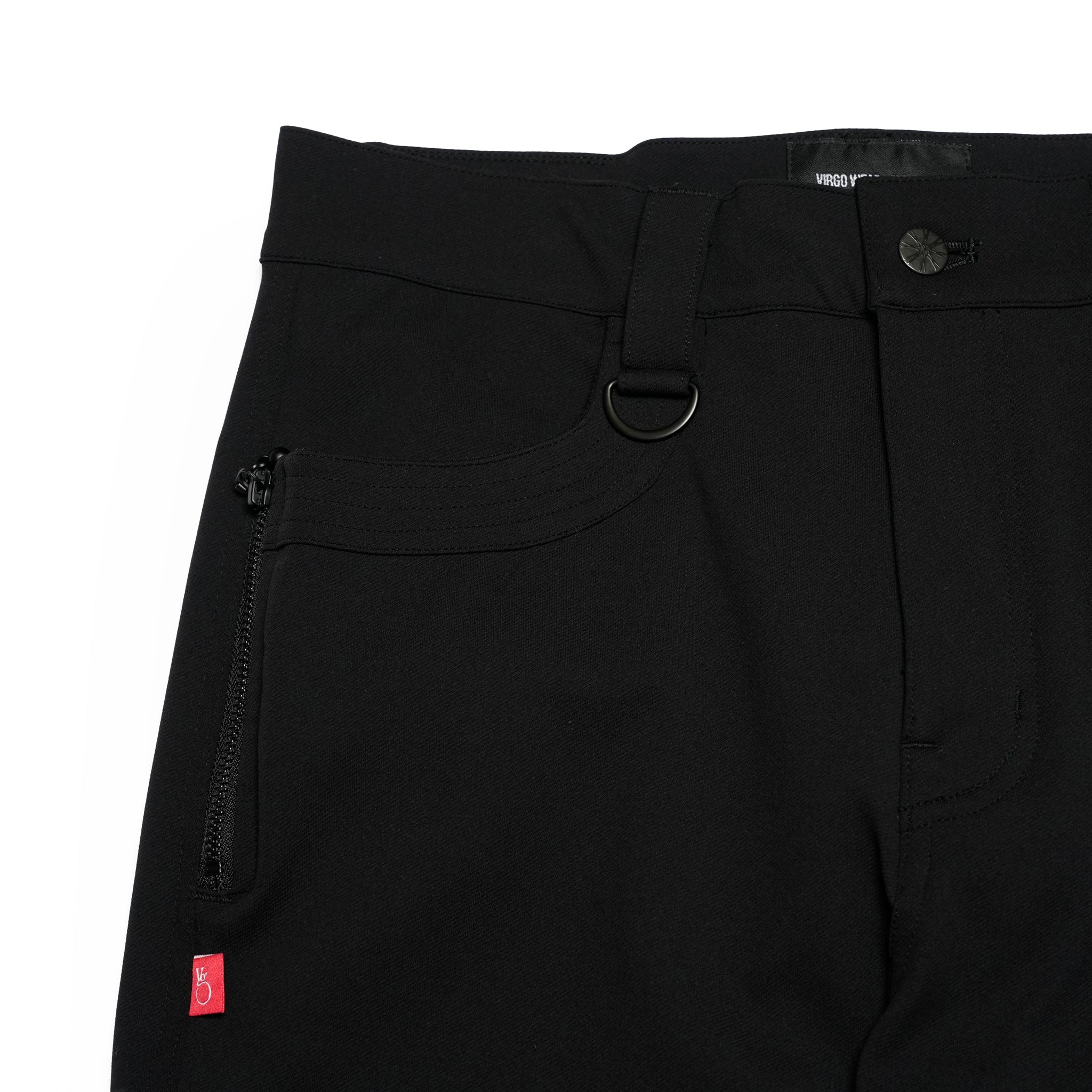 VG-PT-437_Black | Defective stretch pants | Color:Black【VIRGOwearworks_ヴァルゴウェアワークス】【archive】