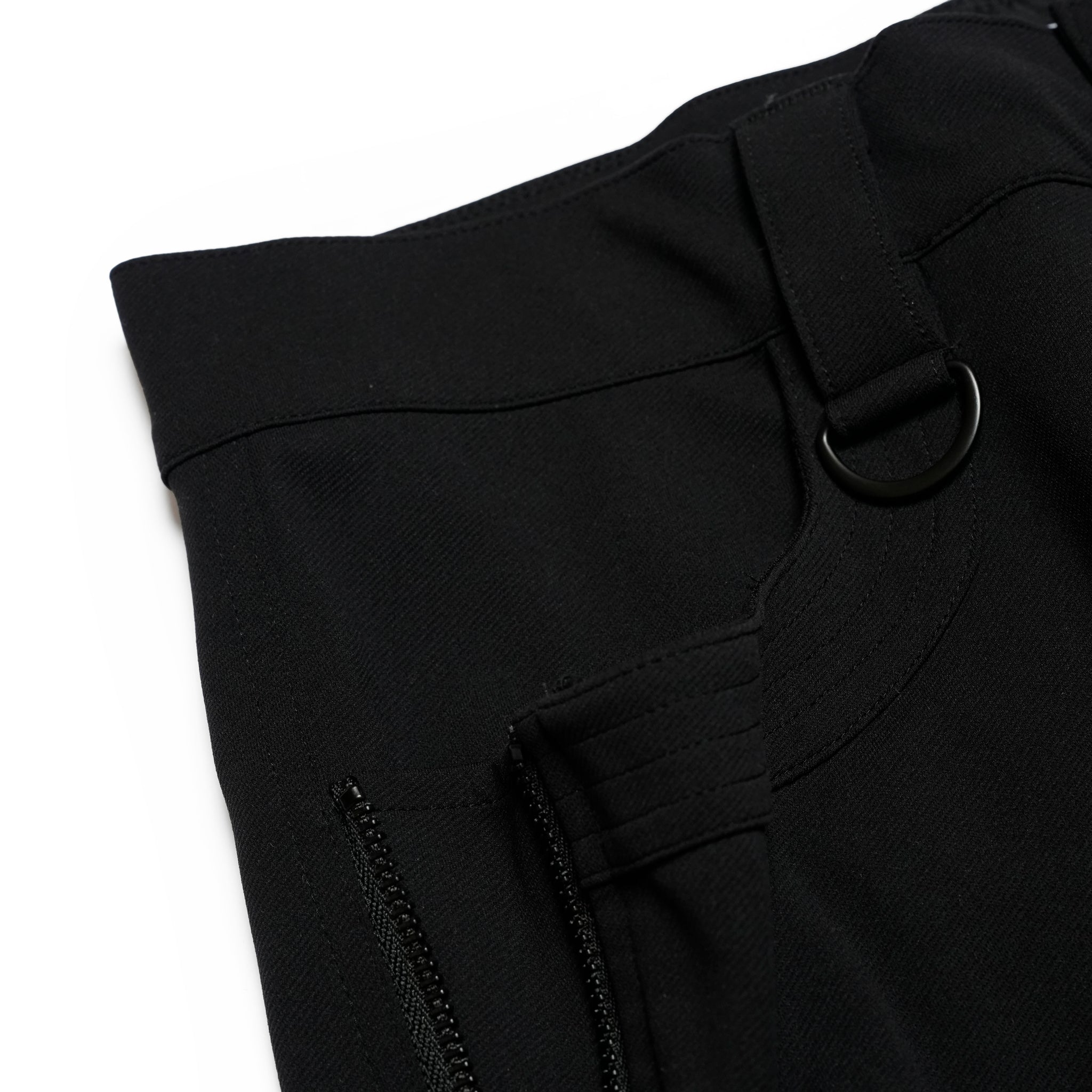 VG-PT-437_Black | Defective stretch pants | Color:Black【VIRGOwearworks_ヴァルゴウェアワークス】【archive】