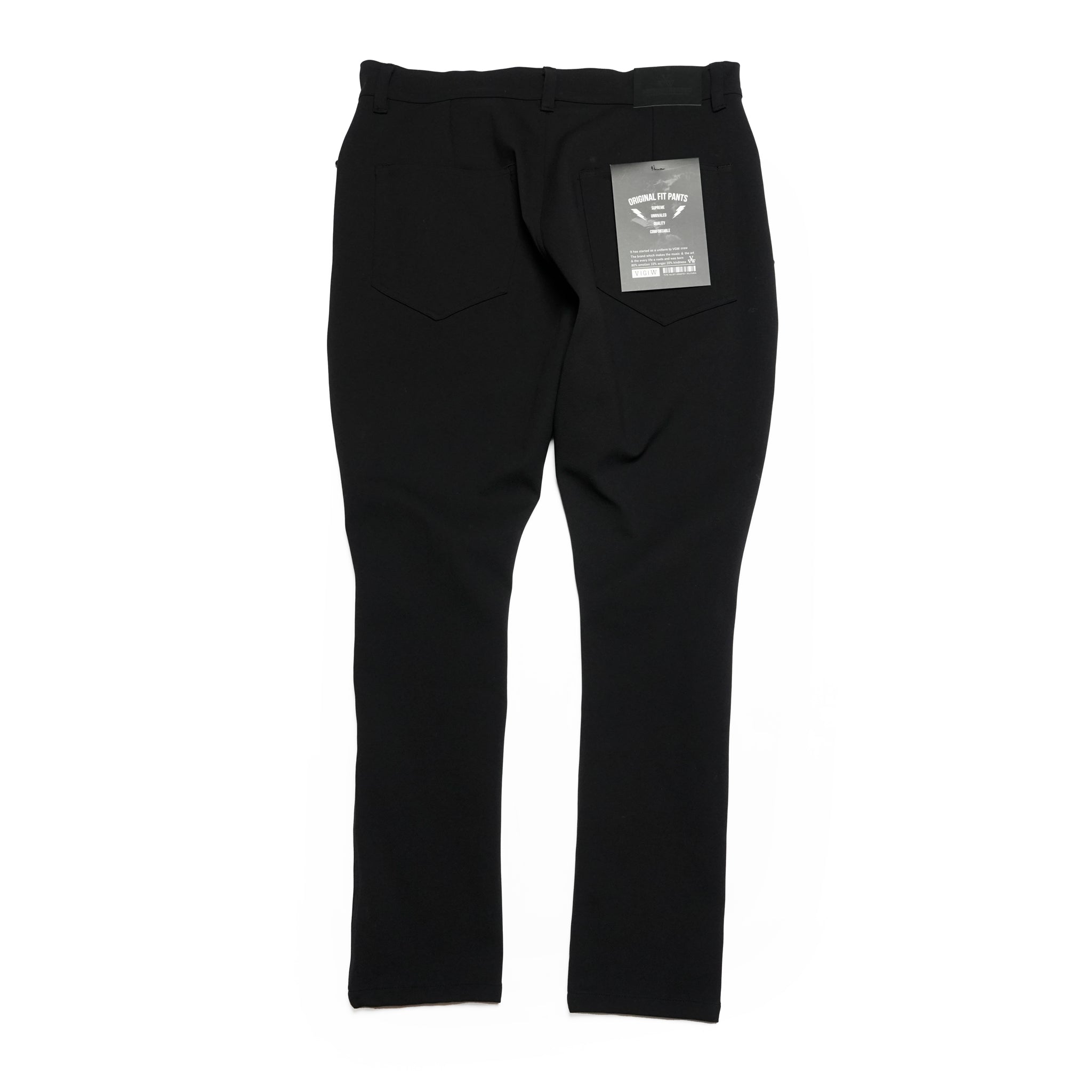 VG-PT-437_Black | Defective stretch pants | Color:Black【VIRGOwearworks_ヴァルゴウェアワークス】【archive】