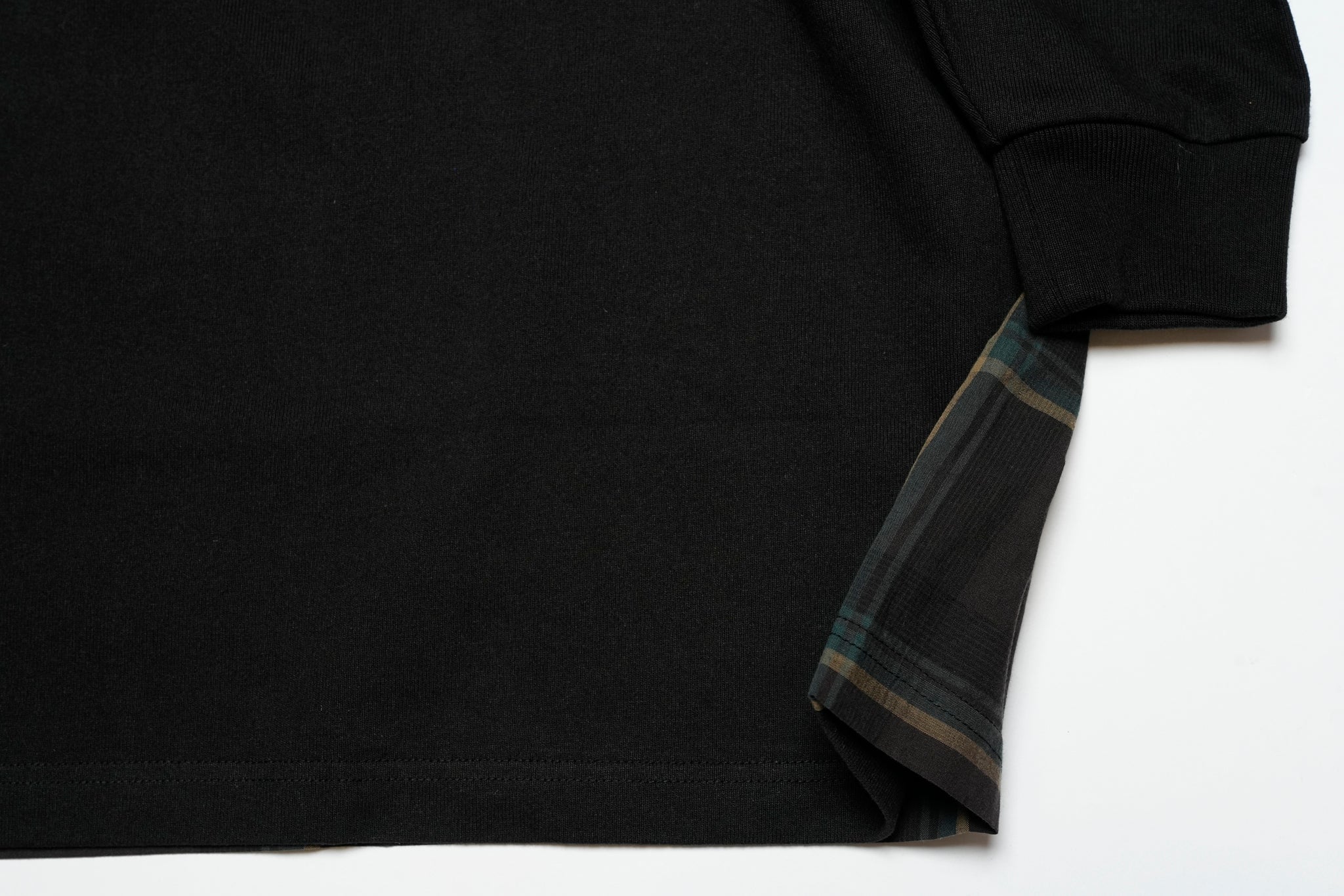 SF25SS-21A_Black | Edition Embroi L/S Tee | Color:Black【STOF_ストフ】【archive】