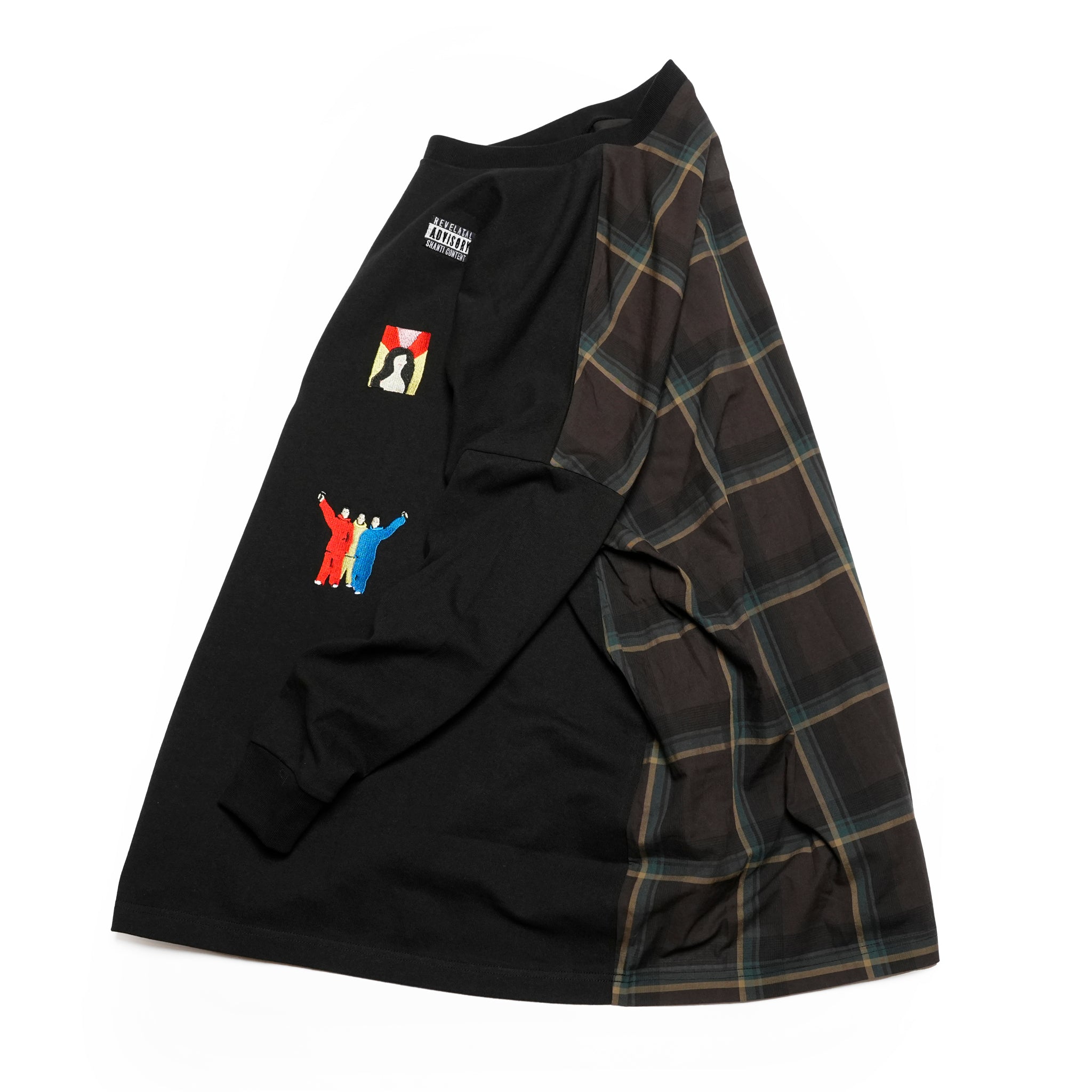 SF25SS-21A_Black | Edition Embroi L/S Tee | Color:Black【STOF_ストフ】【archive】