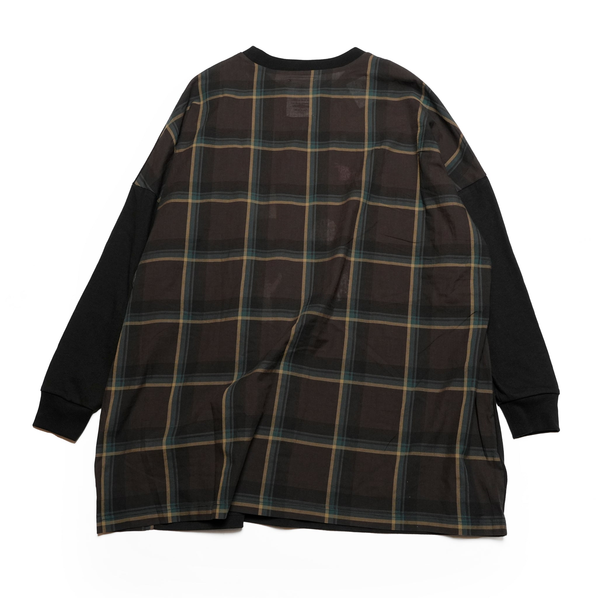 SF25SS-21A_Black | Edition Embroi L/S Tee | Color:Black【STOF_ストフ】【archive】