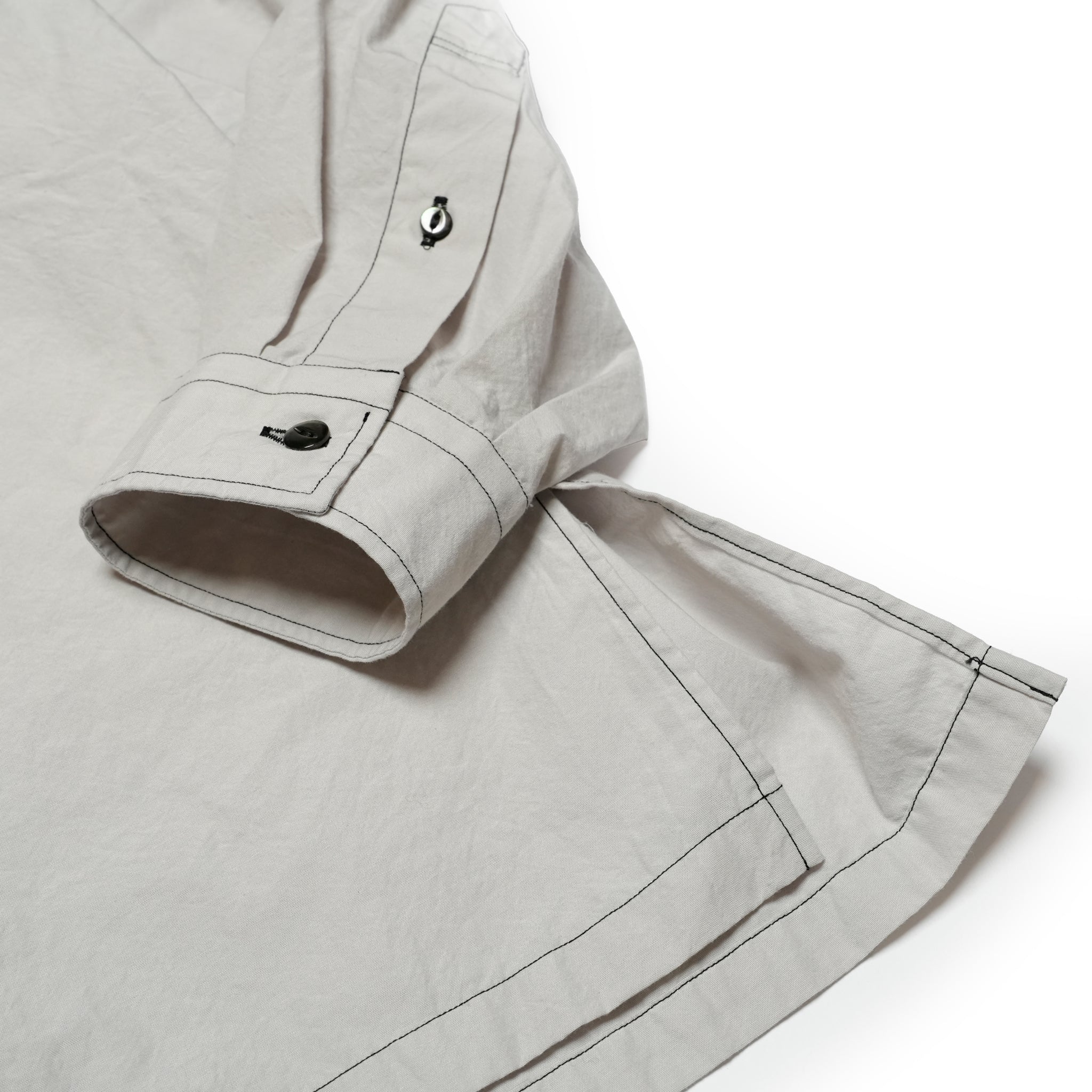 WP-02_Gray | W POCKET SHIRT-NATURAL WASHER | Color:Gray【CATTA SHIRTS_カッタ シャツ】