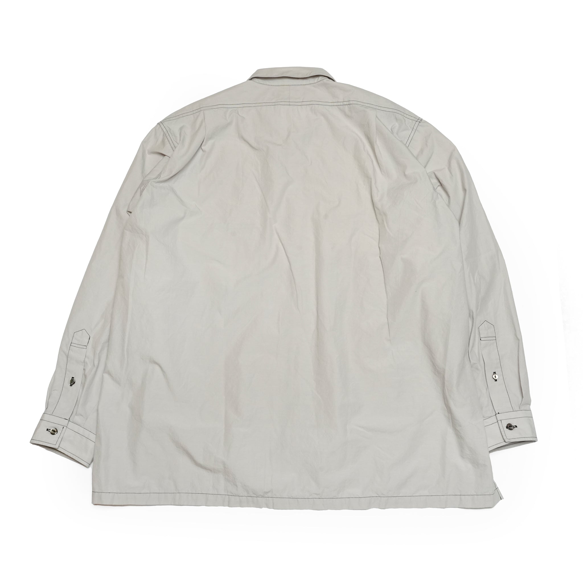 WP-02_Gray | W POCKET SHIRT-NATURAL WASHER | Color:Gray【CATTA SHIRTS_カッタ シャツ】