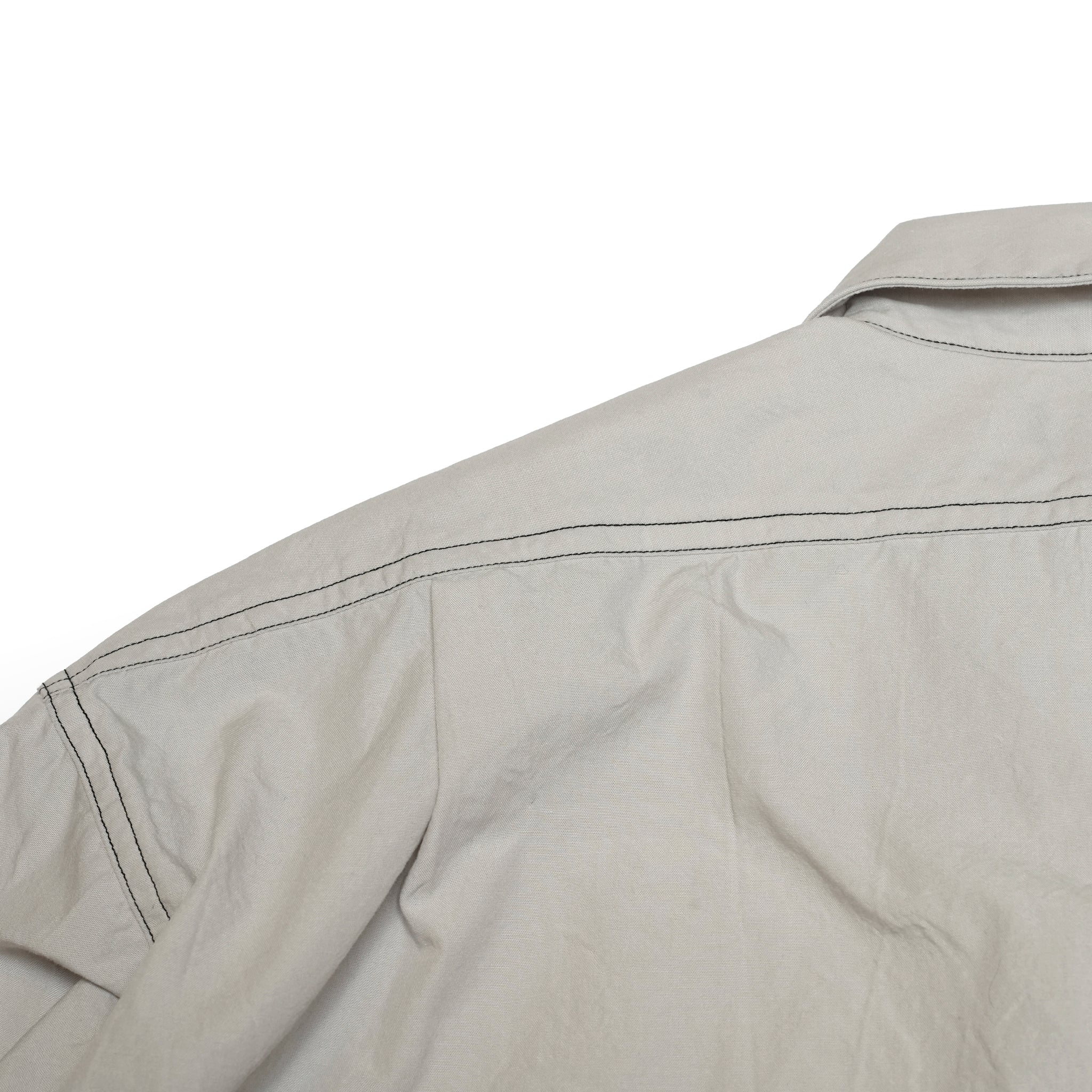 WP-02_Gray | W POCKET SHIRT-NATURAL WASHER | Color:Gray【CATTA SHIRTS_カッタ シャツ】