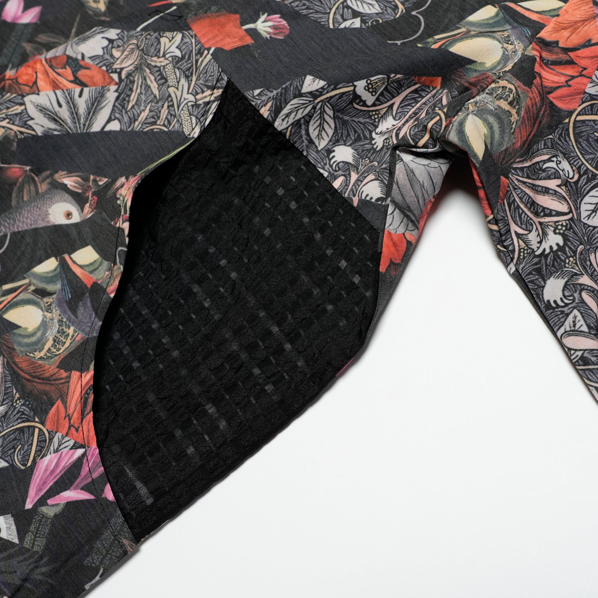 BSD25SS-05_Black | Arts & Crafts ALOHA Shirt | Color:Black【BEDSIDEDRAMA_ベッドサイドドラマ】