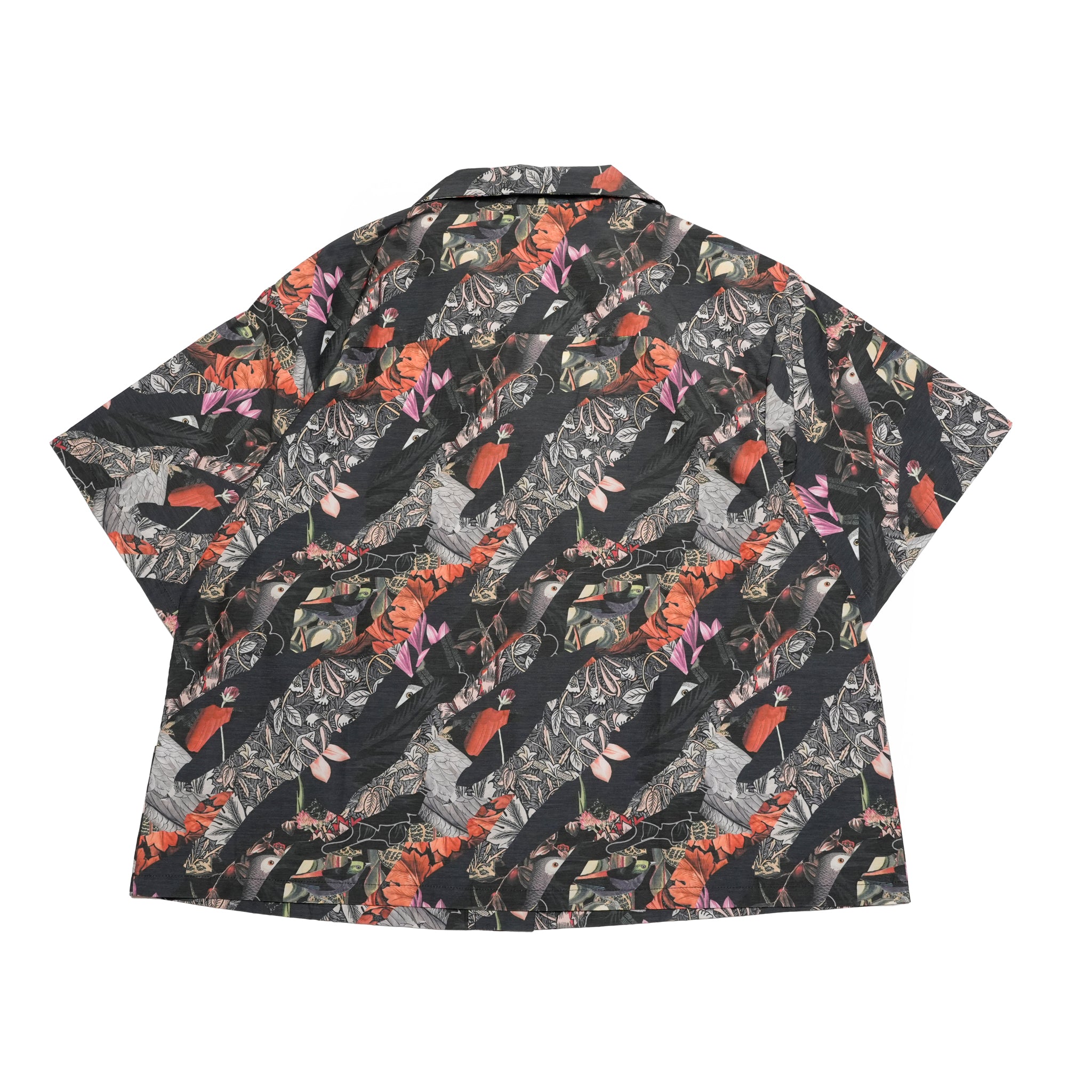 BSD25SS-05_Black | Arts & Crafts ALOHA Shirt | Color:Black【BEDSIDEDRAMA_ベッドサイドドラマ】【archive】