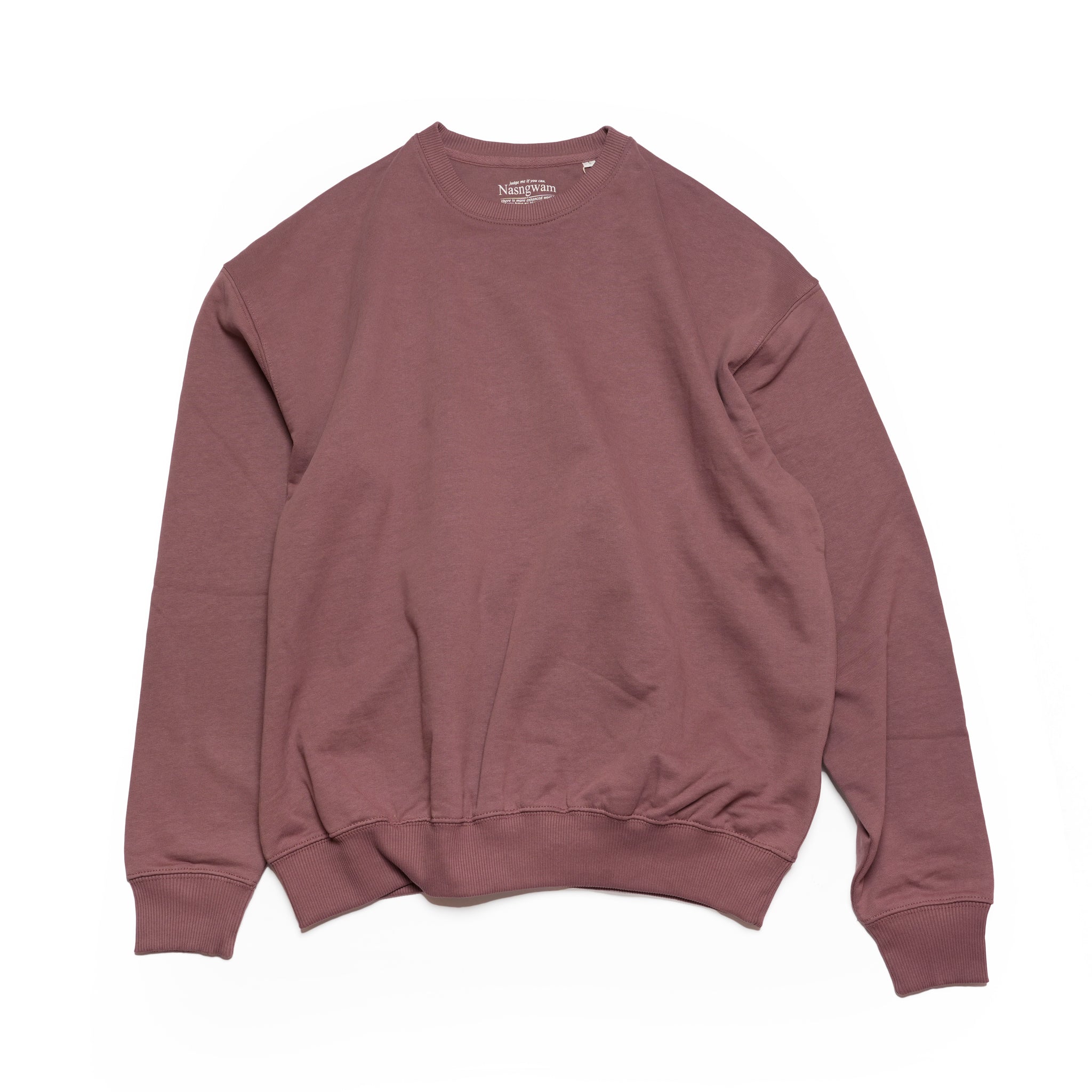 C2613902 | FLOWER EYES CREW SWEAT | Color_04-Smoke pink |【NASNGWAM_ナスングワム】