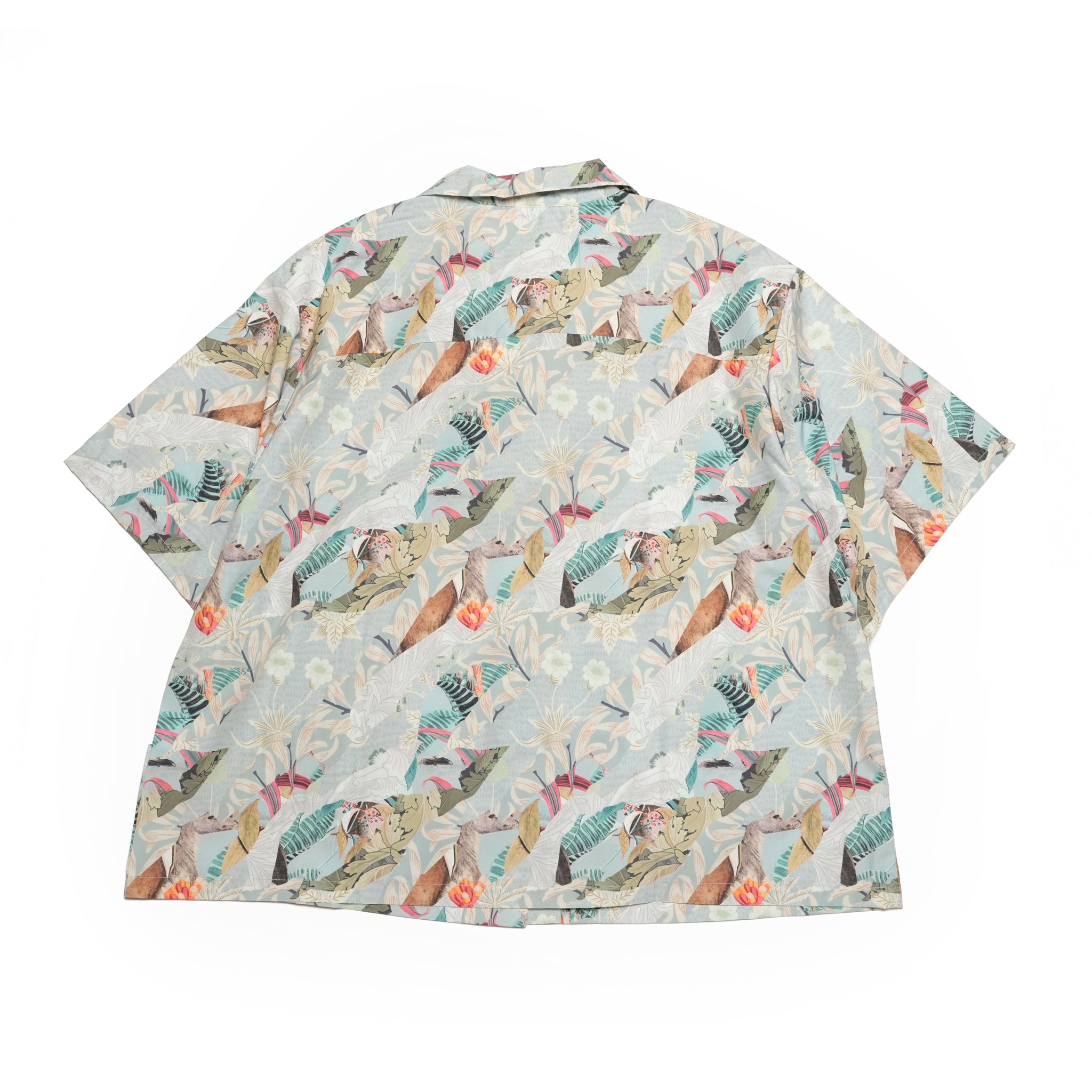 BSD25SS-05_Grey | Arts & Crafts ALOHA Shirt | Color:Grey【BEDSIDEDRAMA_ベッドサイドドラマ】【archive】