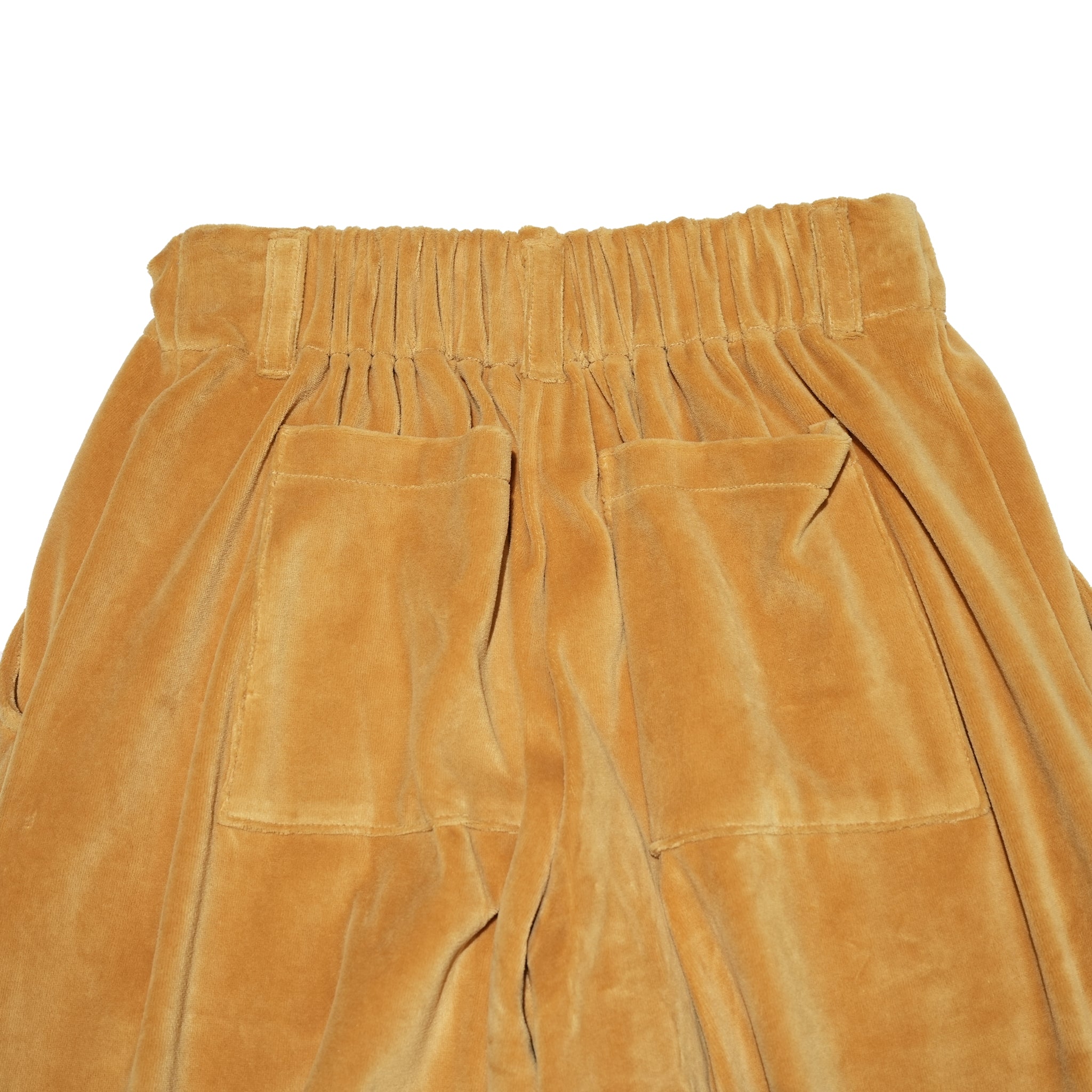 Velor Pile Tapered Pants – Marigold / Wakaba / Black | AMBERGLEAM