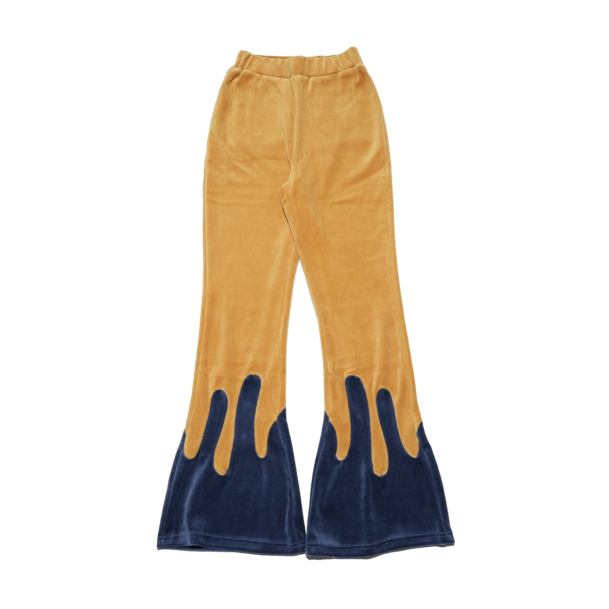 Velor Cut Bell Bottoms | Color:Blue-Marigold/Red-Black【AMBERGLEAM_アンバーグリーム】| 1182141312